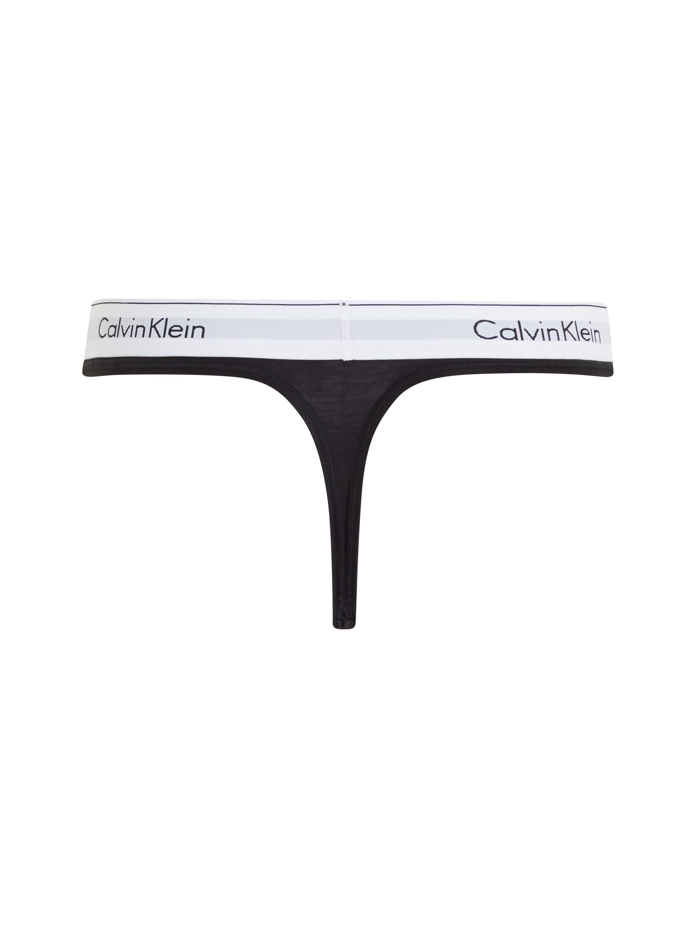 Calvin Klein String Modern Cotton met brede boord