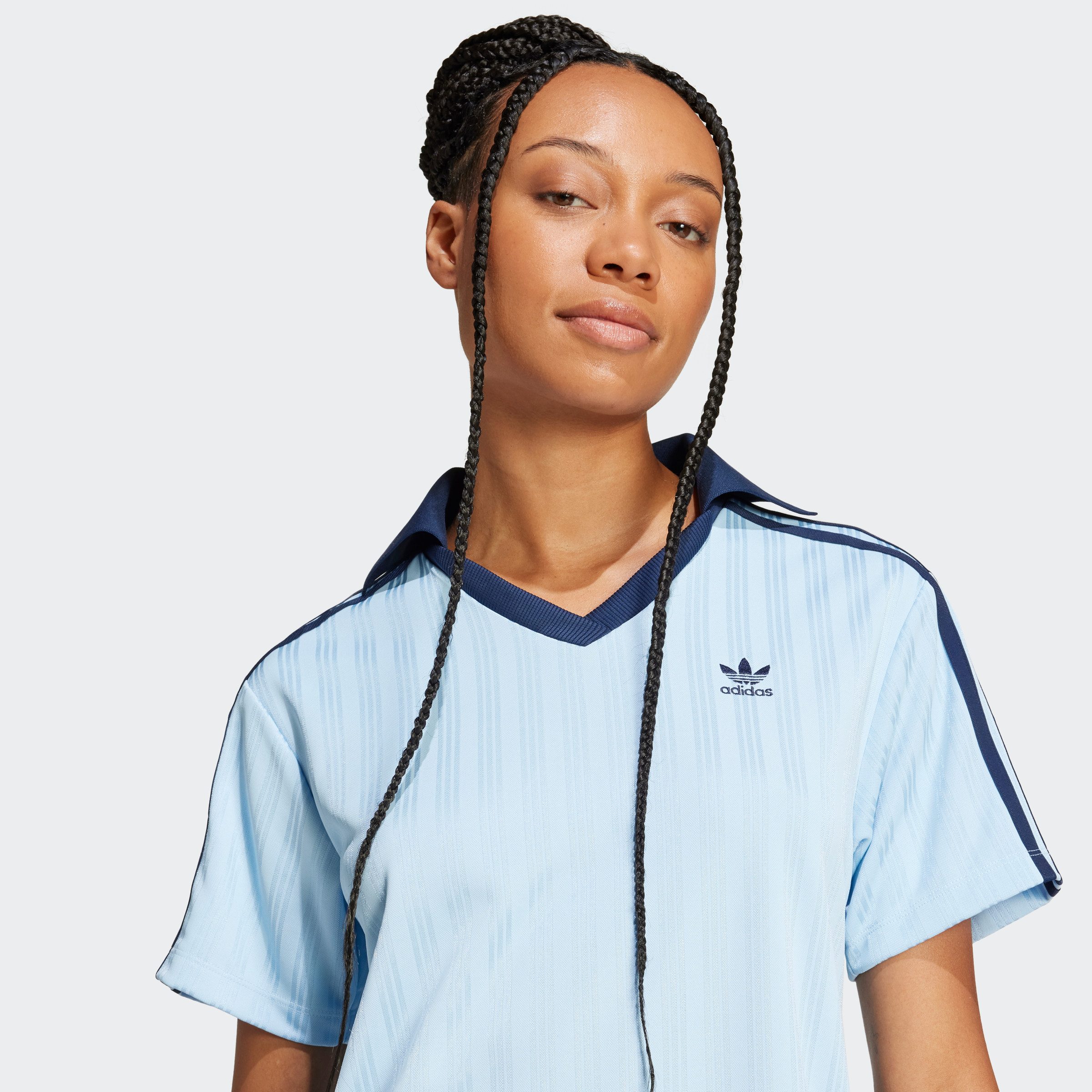 adidas Originals Shirtjurk V-NECK SS DRESS (1-delig)