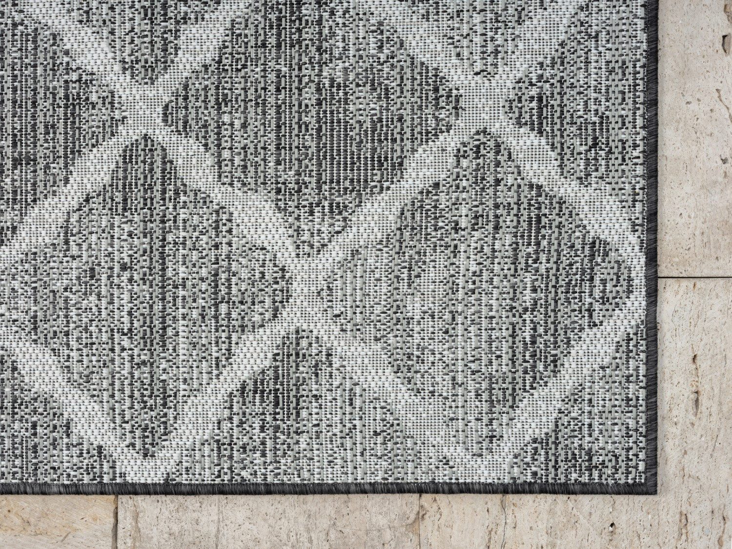 Myflair Möbel & Accessoires Vloerkleed Astral voorraadopruiming modern ruiten ontwerp, geschikt voor buiten, balkon, terras