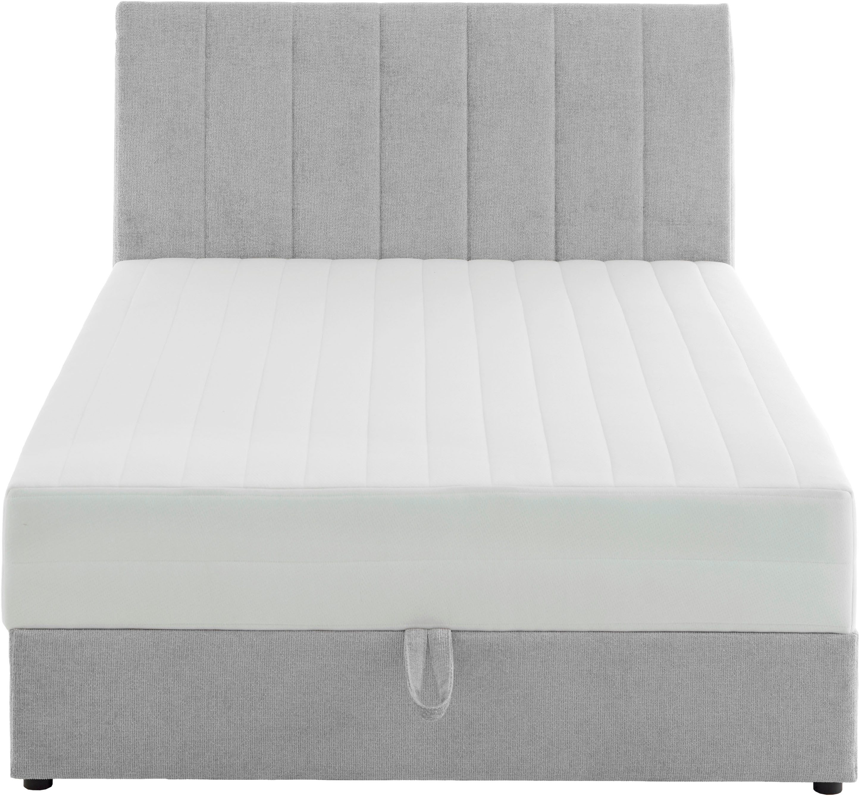 ATLANTIC home collection Boxspring ALISIA Met pocketvering, bedlade en kussenrol in originele bekleding