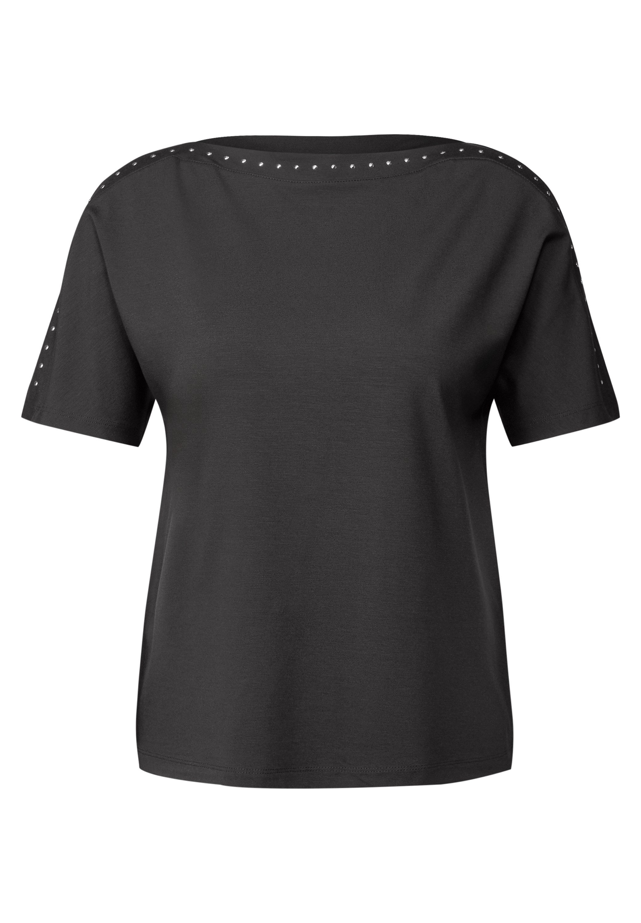 STREET ONE T-shirt met studs