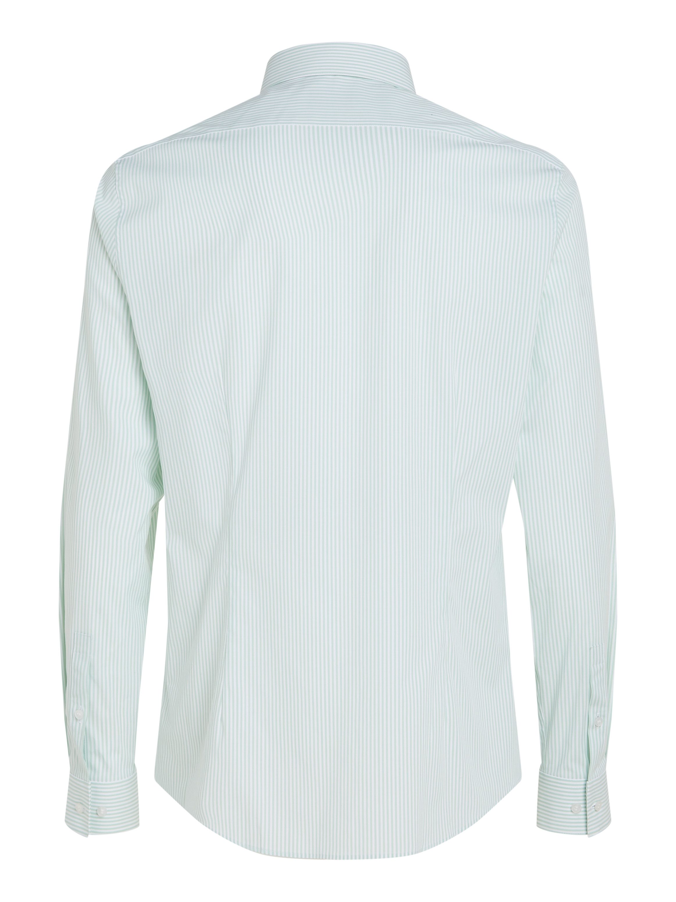 Calvin Klein Overhemd met lange mouwen POPLIN STRIPE SLIM SHIRT