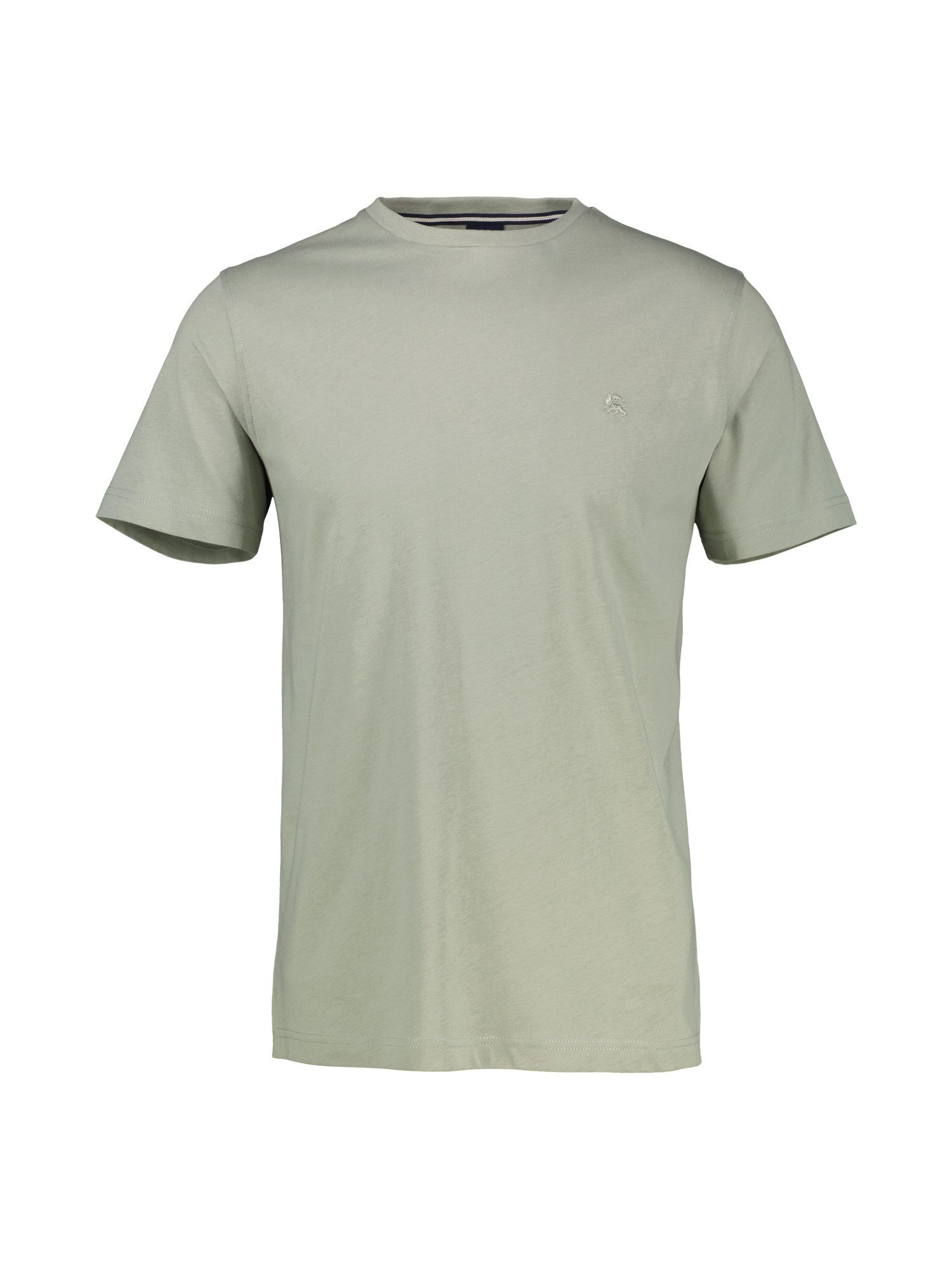 Lerros T-shirt LERROS basic T-shirt met logostiksel, effen