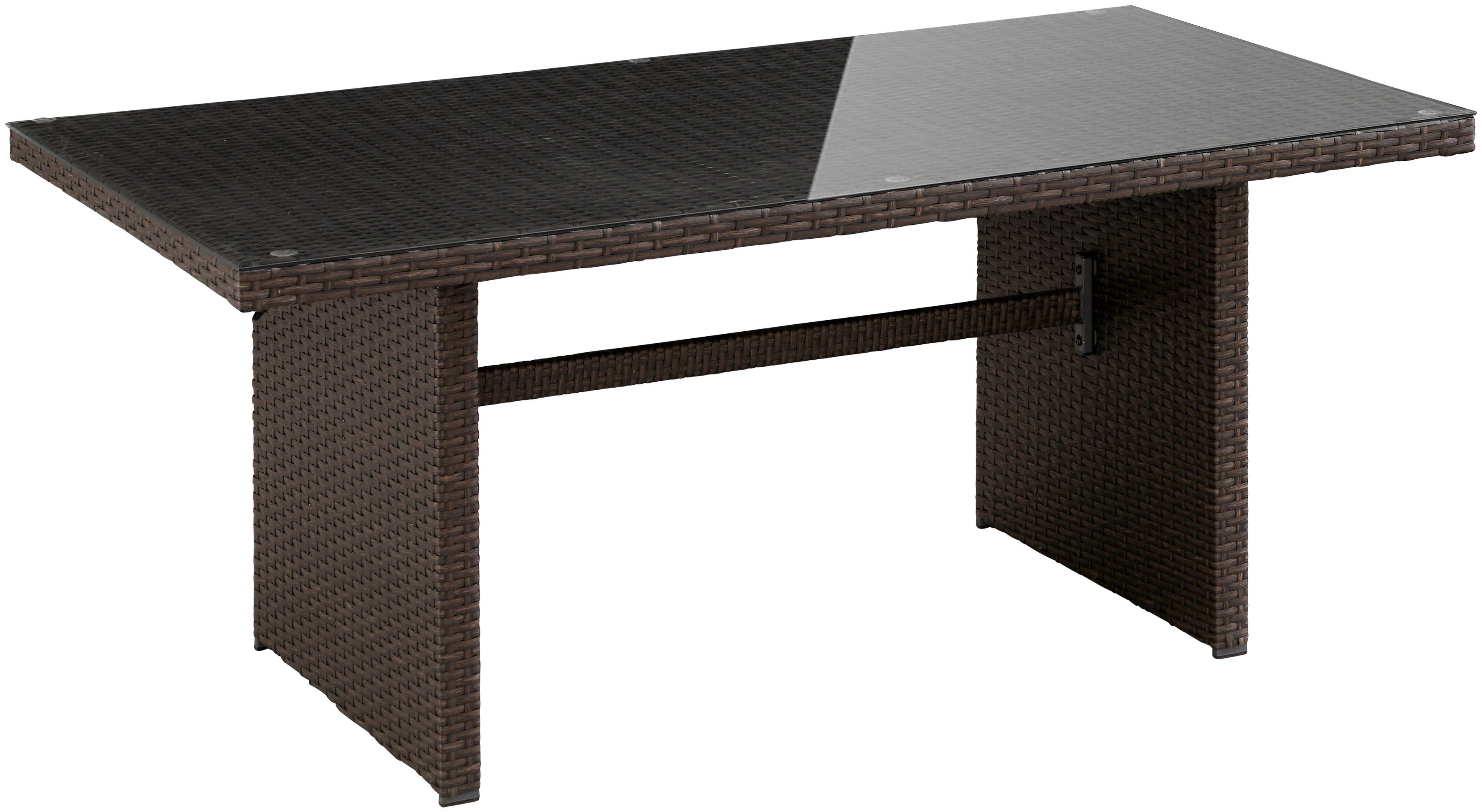 MERXX Tuinset Barcelona 2 banken, zitbank, hocker, tafel (5-delig)