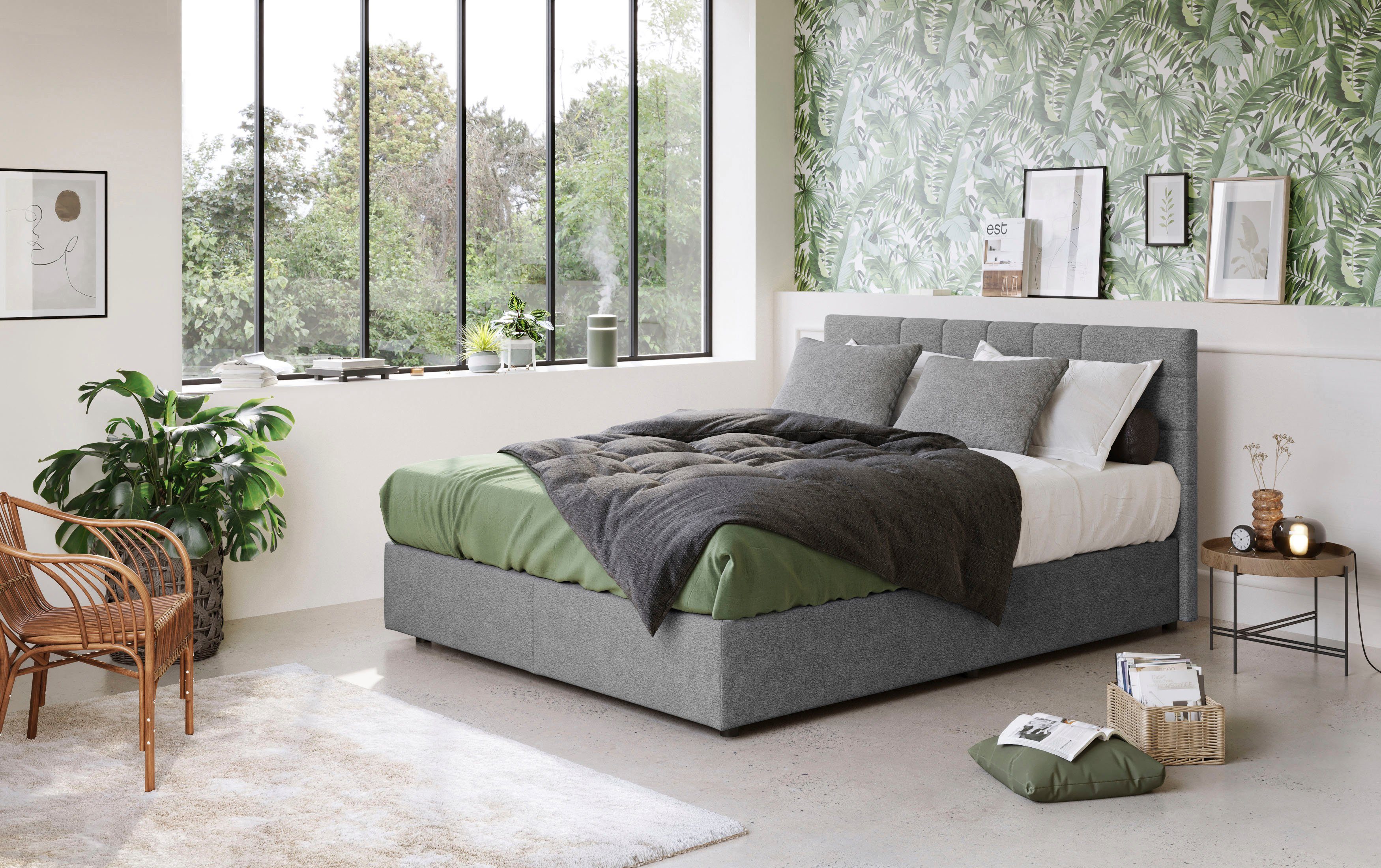COTTA Boxspring NALA optioneel verkrijgbaar met matras en matrastopper