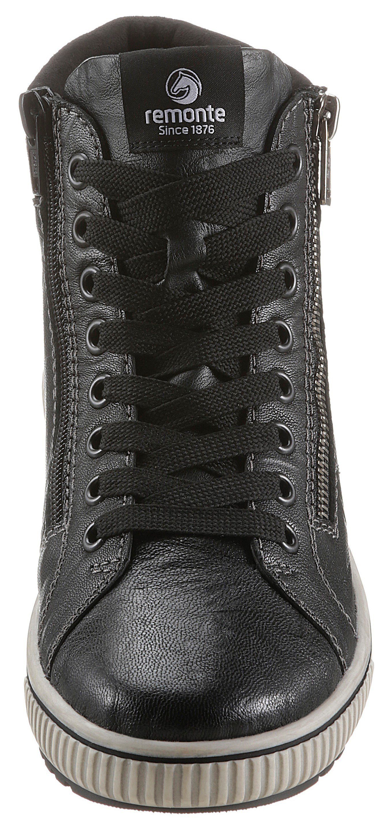 Remonte Veterschoenen platform, lace-up ankle boots, boots in crash look