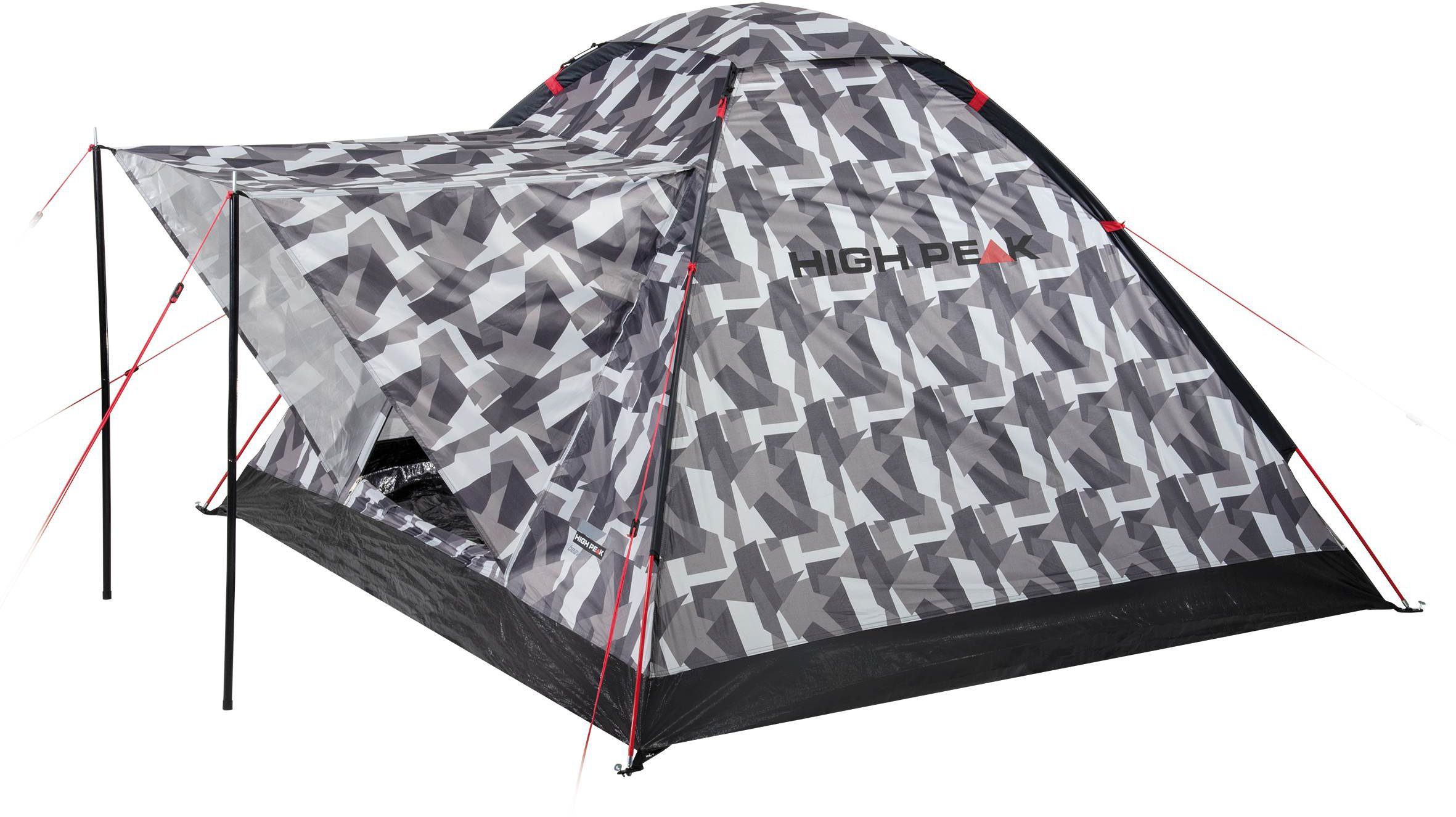 High Peak Koepeltent Tent Beaver 3 tenten grijs