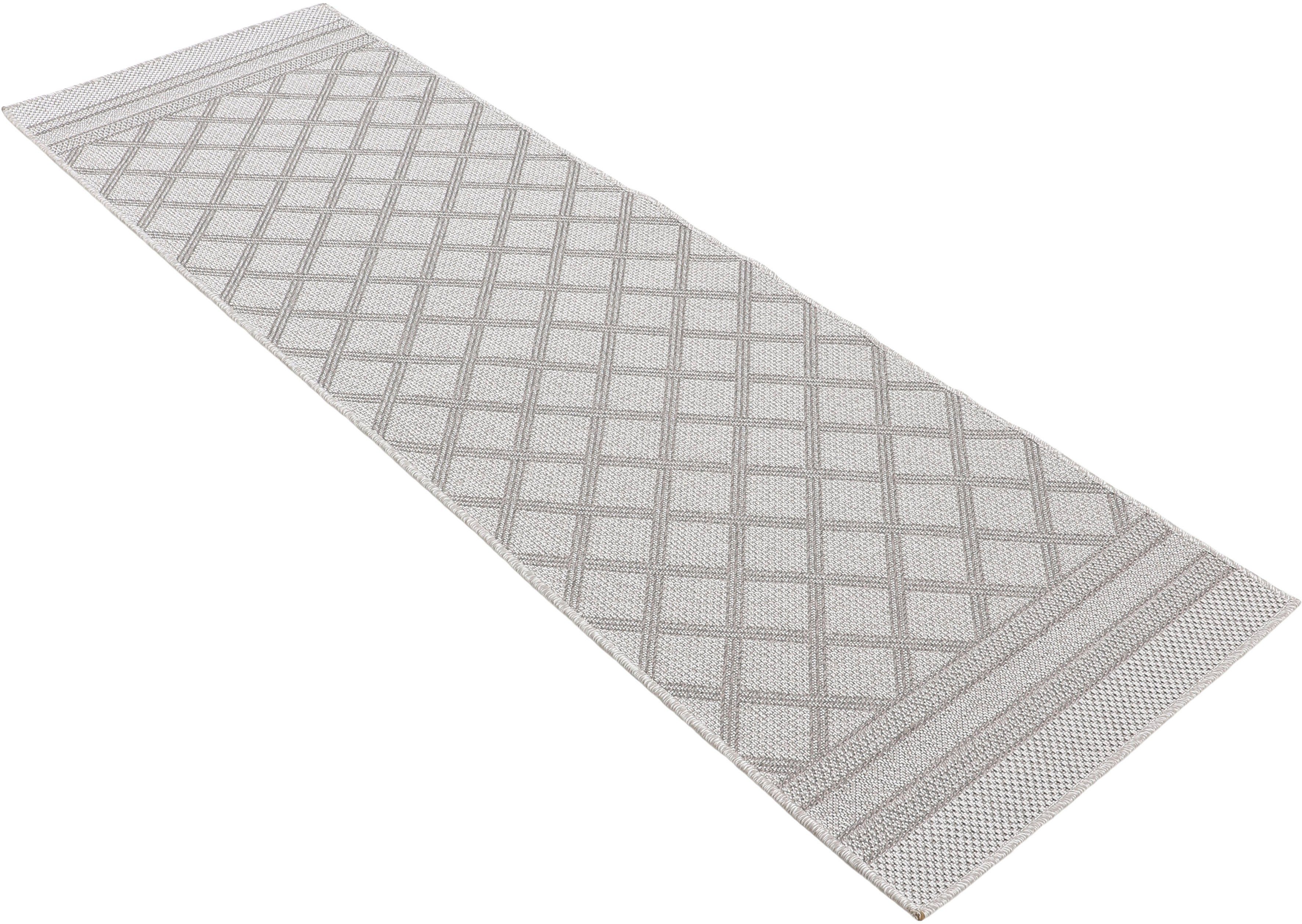 carpetfine Loper Boho 104 robust vlakweefsel, sisal look, uv-bestendig, buitenruimte