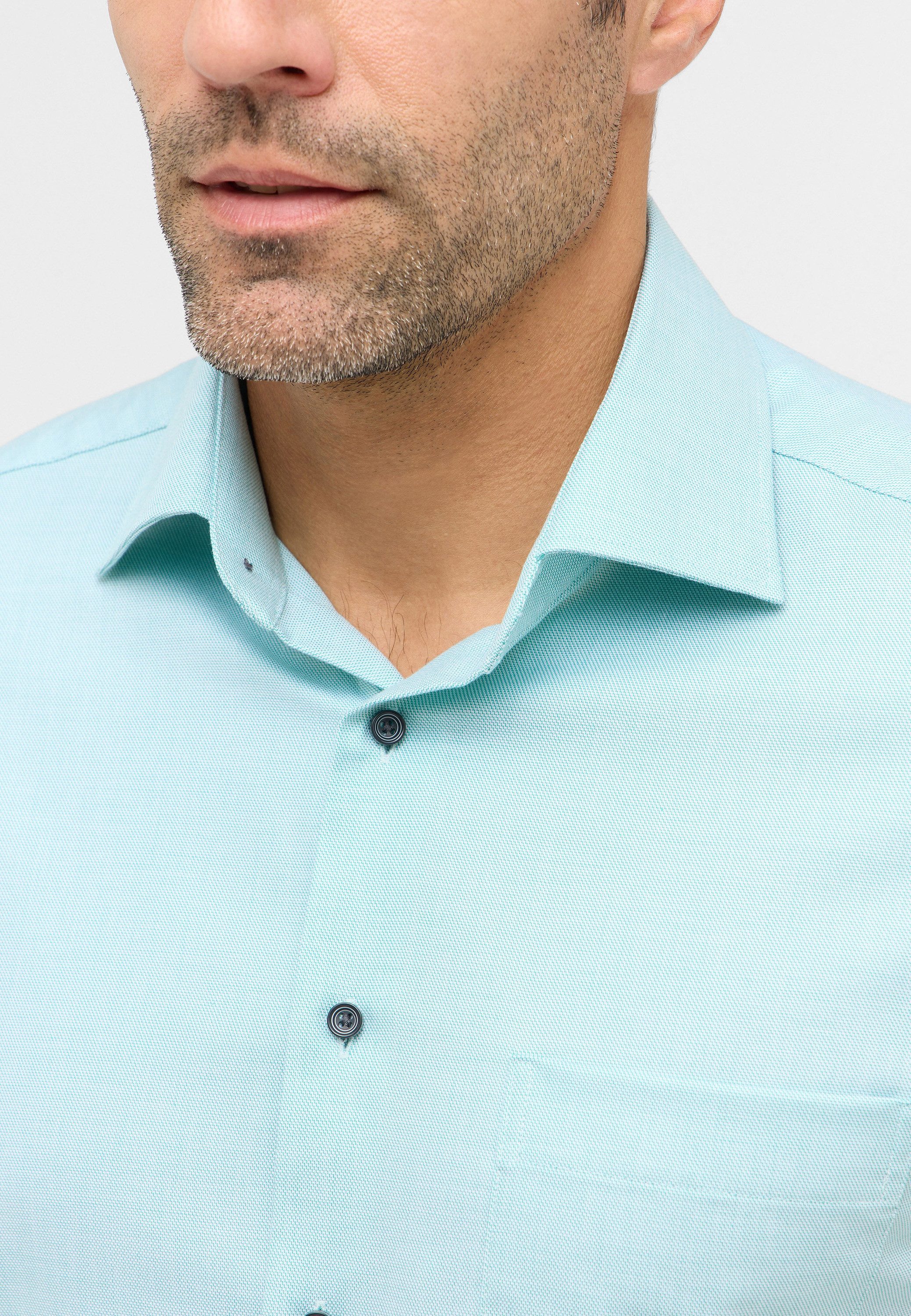 Eterna Overhemd met korte mouwen MODERN FIT NON IRON (strijkvrij)