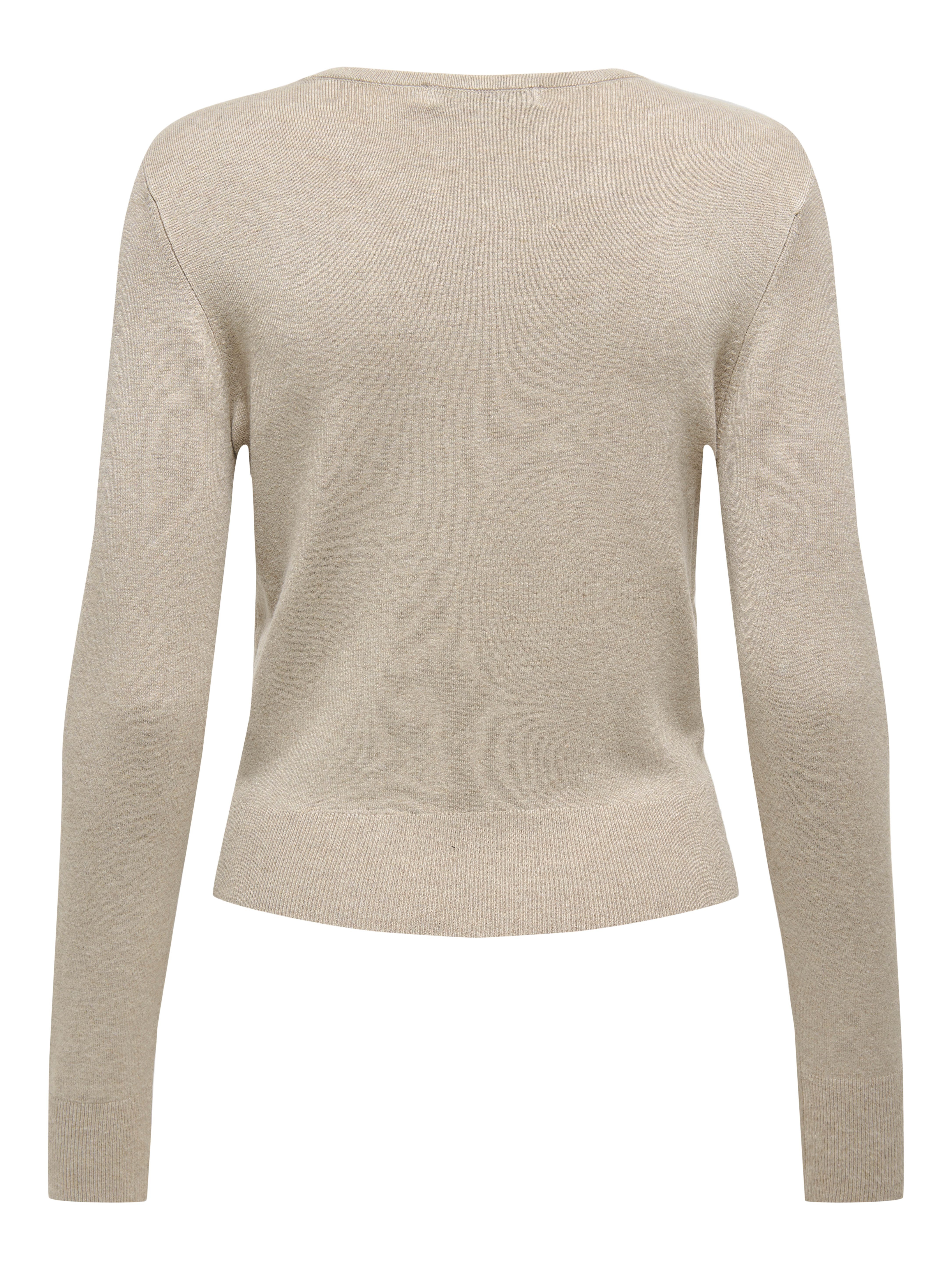 Only Gebreide trui ONLVENICE LIFE LS ONECK PULLOVER KNT NCA