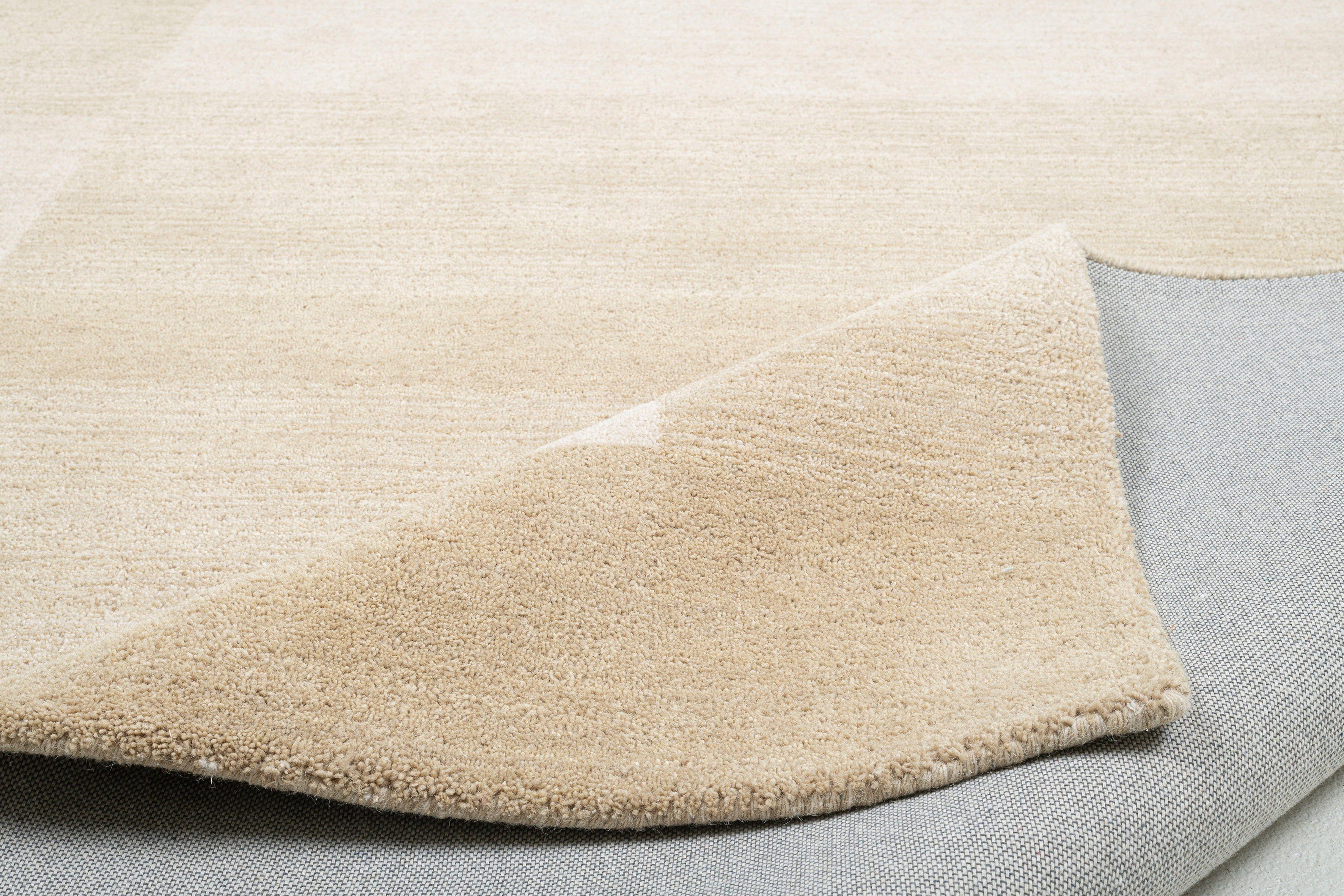 THEKO Wollen kleed Gabbeh super, Handgeweven vloerkleed, randdessin, zuivere wol, met de hand geweven