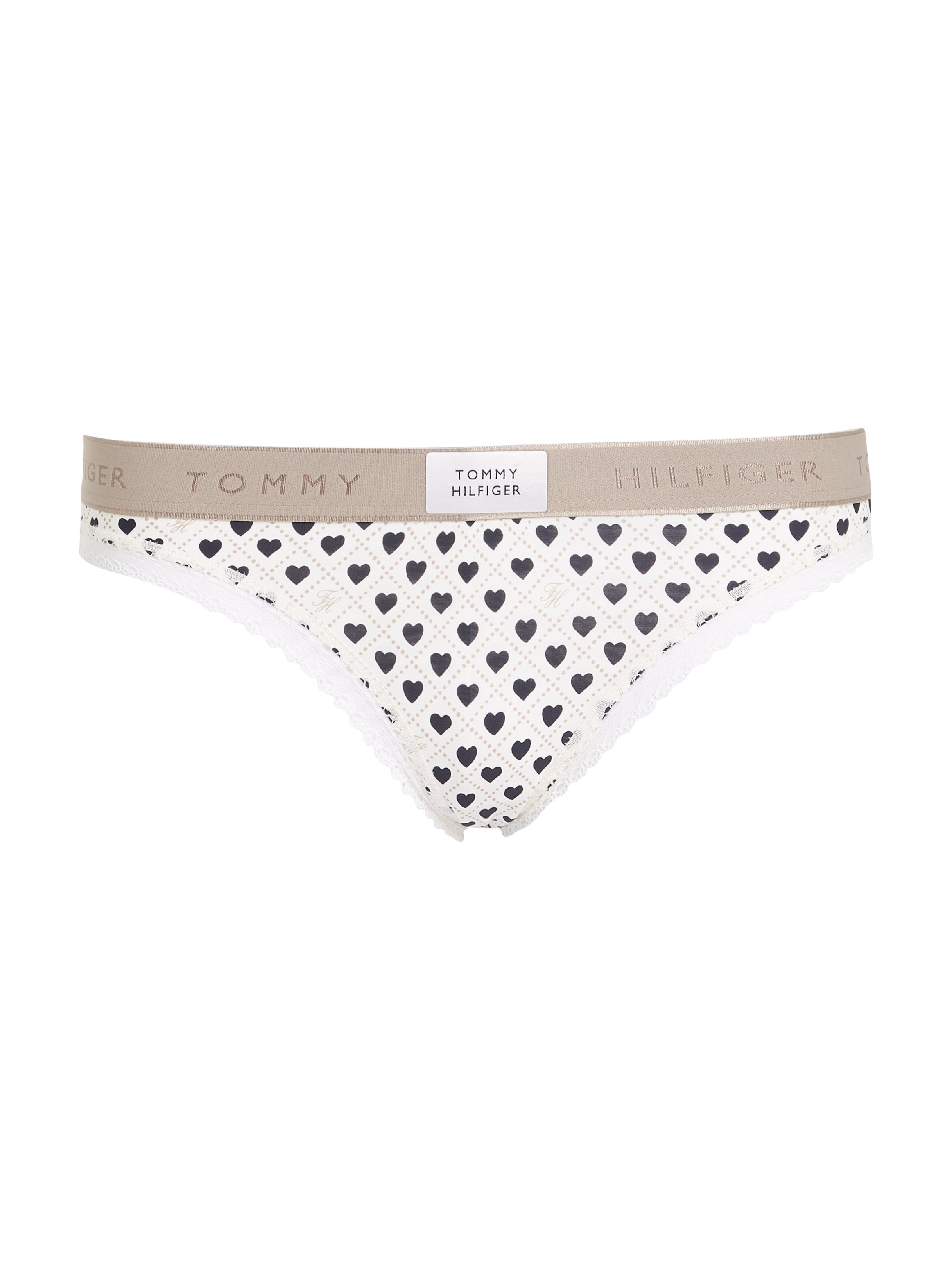 Tommy Hilfiger Underwear Bikinibroekje BIKINI PRINT met modieuze tailleband met logo