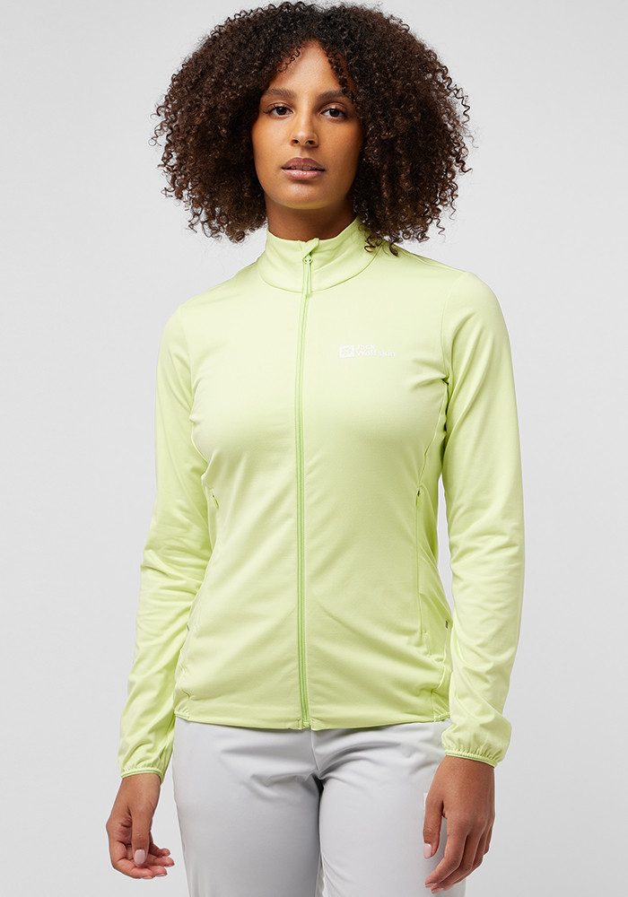 Jack Wolfskin Prelight Trail FZ Women Functioneel jack met lange mouwen Dames XS cool matcha cool matcha