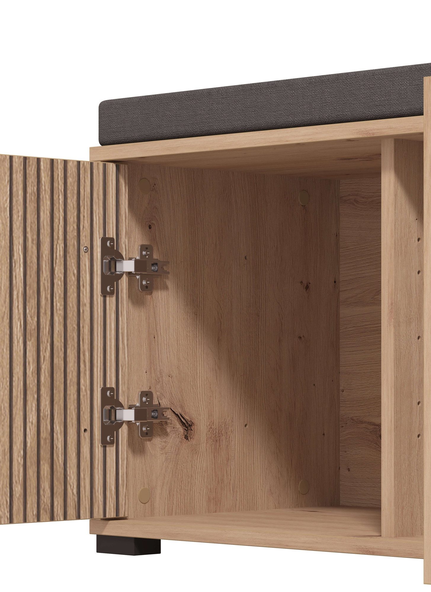 INOSIGN Schoenenbank Landes, schoenenkast, schoenenrek, schoenenkist, breedte 80 cm
