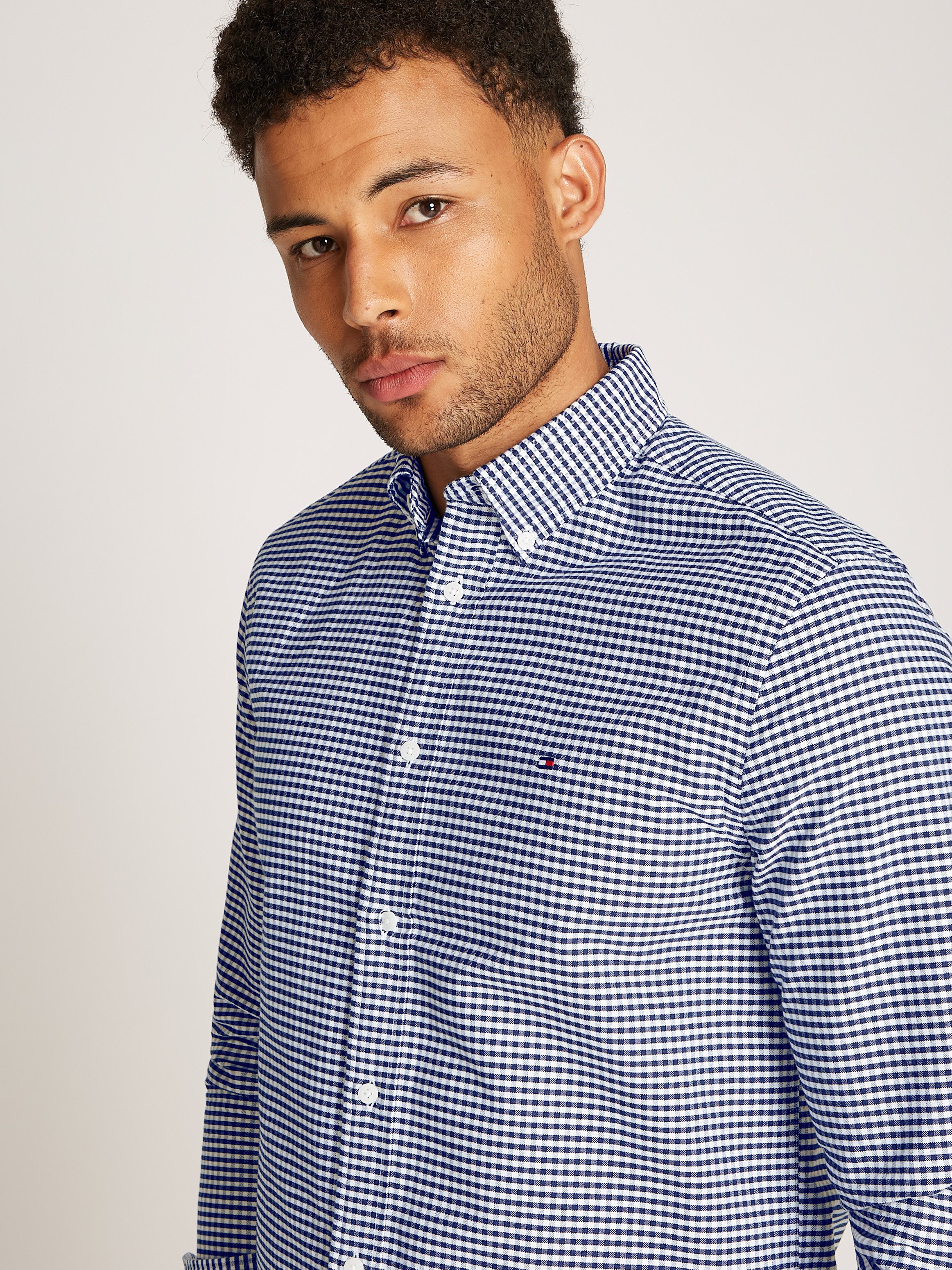 Tommy Hilfiger Overhemd met lange mouwen HERITAGE OXFORD GINGHAM RF SHIRT