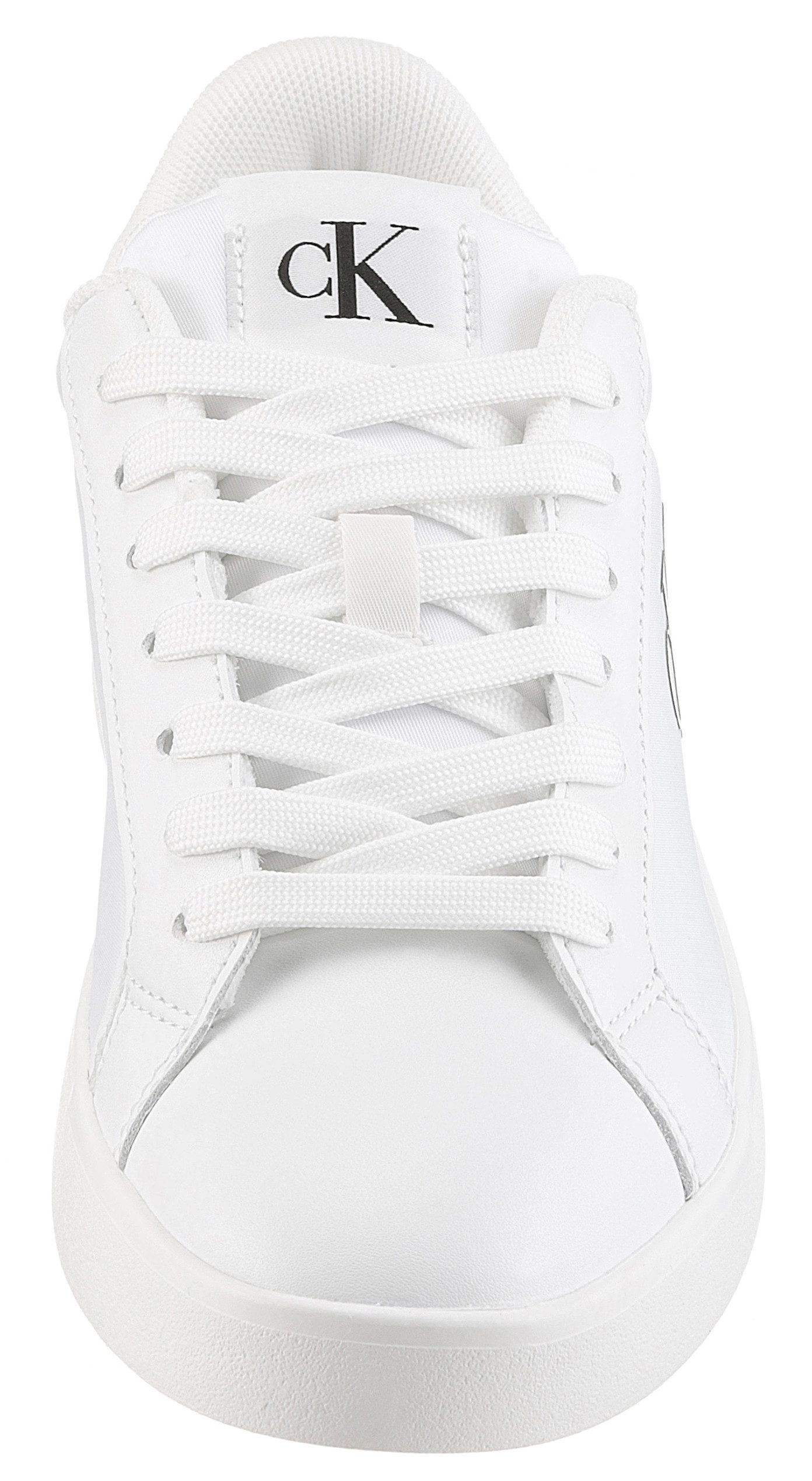 Calvin Klein Sneakers 3 CUPSOLE NY WN , veterschoenen, vrijetijdssneaker, lage schoen met gewatteerde schacht