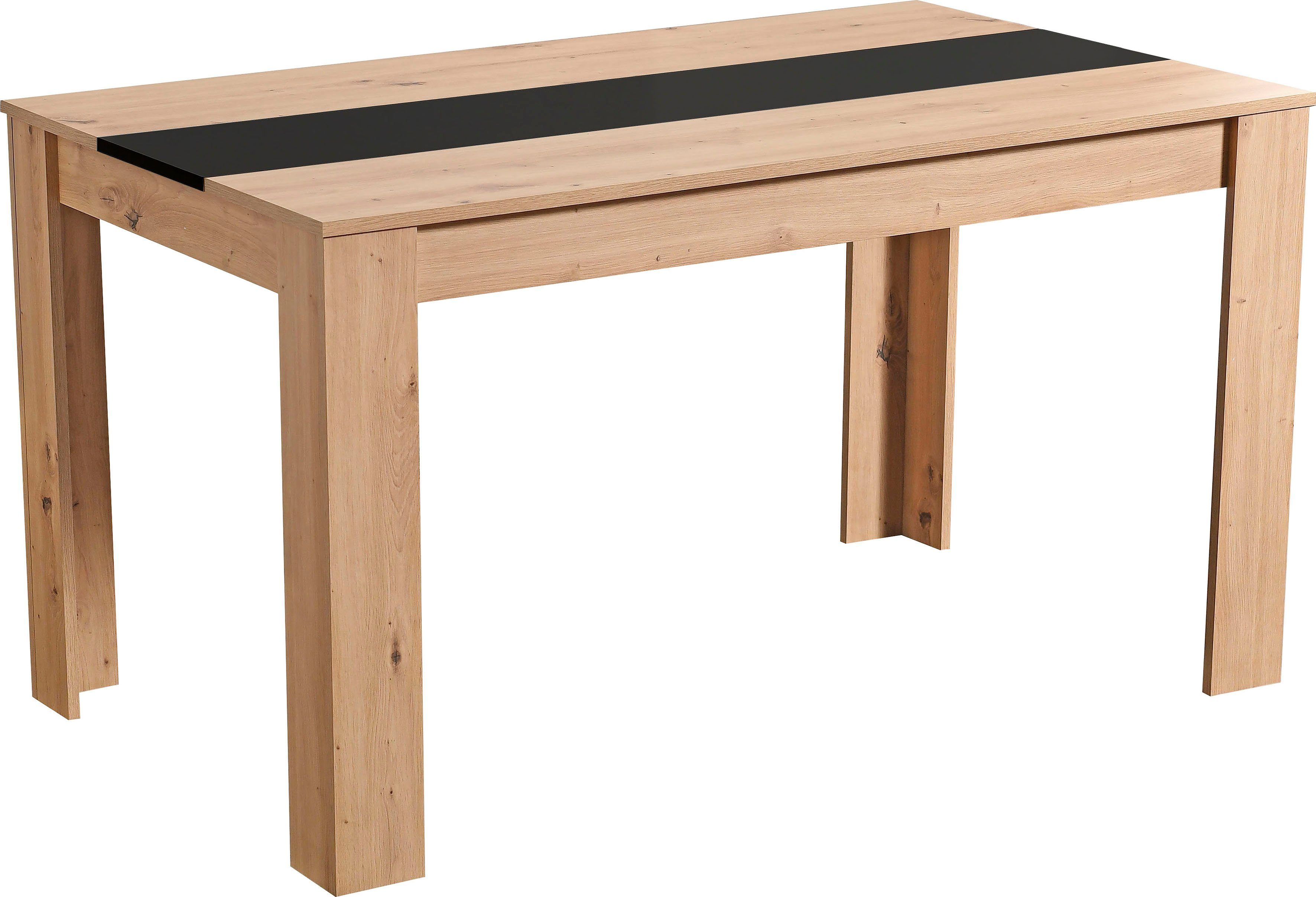INOSIGN Eettafel DOMUS Middelste plaat in het zwart