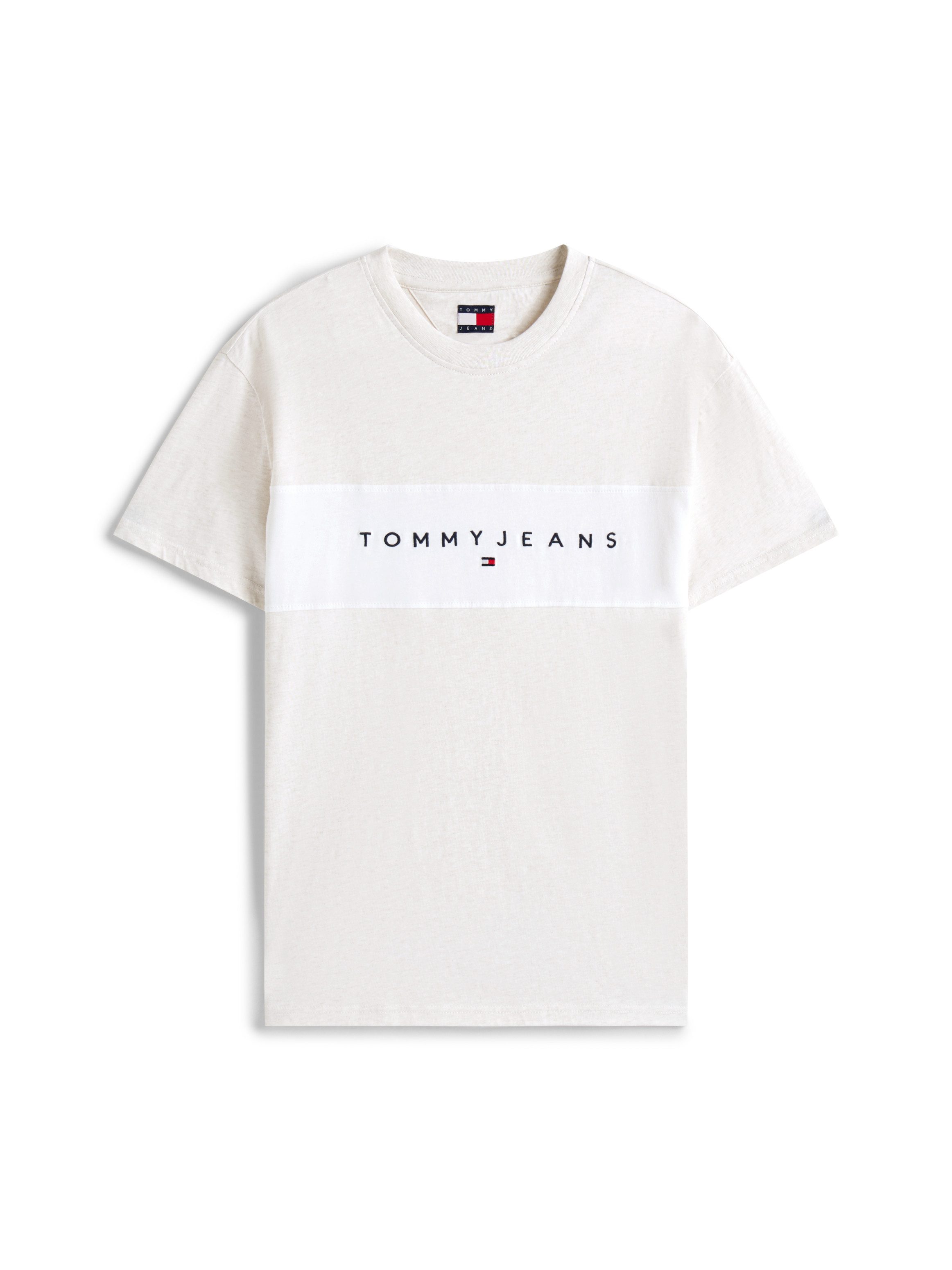 TOMMY JEANS T-shirt TJM REG CBLK LINEAR LOGO TEE