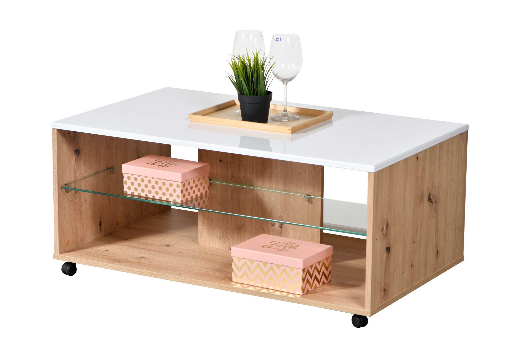 Home affaire Salontafel Bert koffietafel, 100 cm, in trendy kleuren, modern
