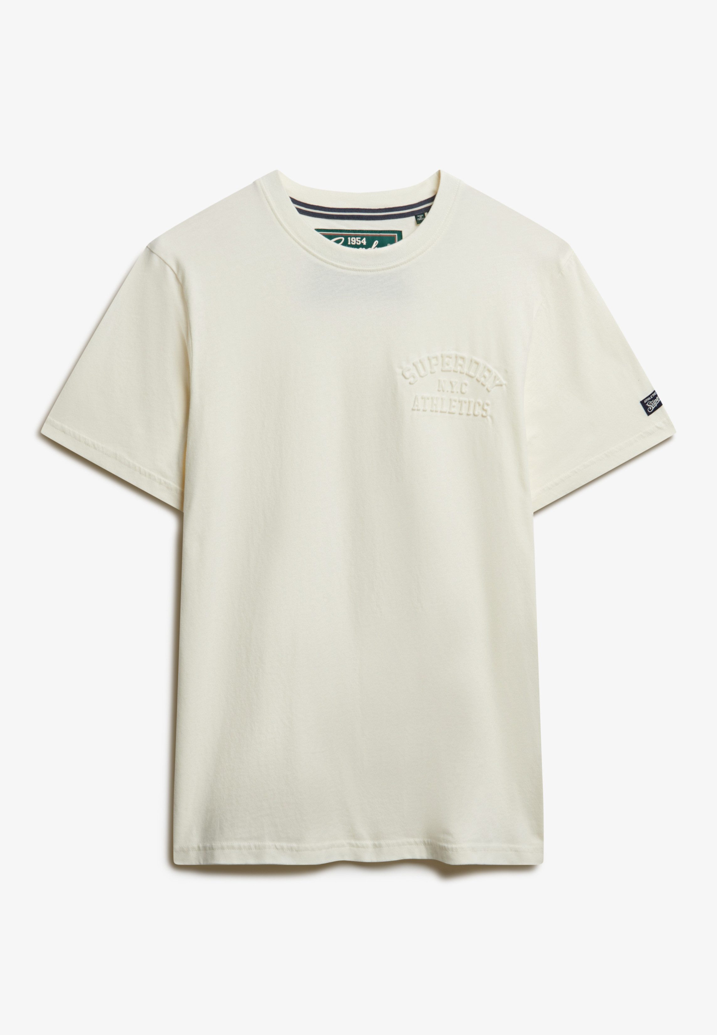 Superdry Shirt met ronde hals ATHLETIC EMBOSS RELAXED TEE