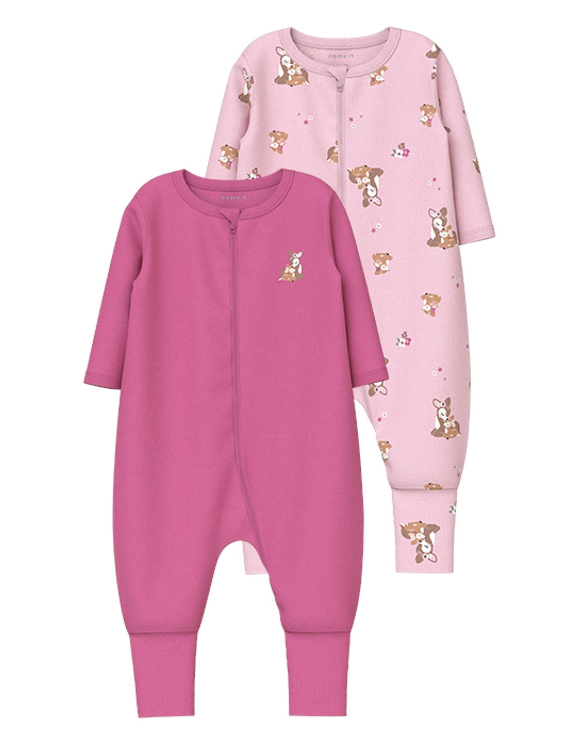 Name It Pyjama NBFNIGHTSUIT 2P ZIP FF ROSE DEER NOOS (set, 2-delig)