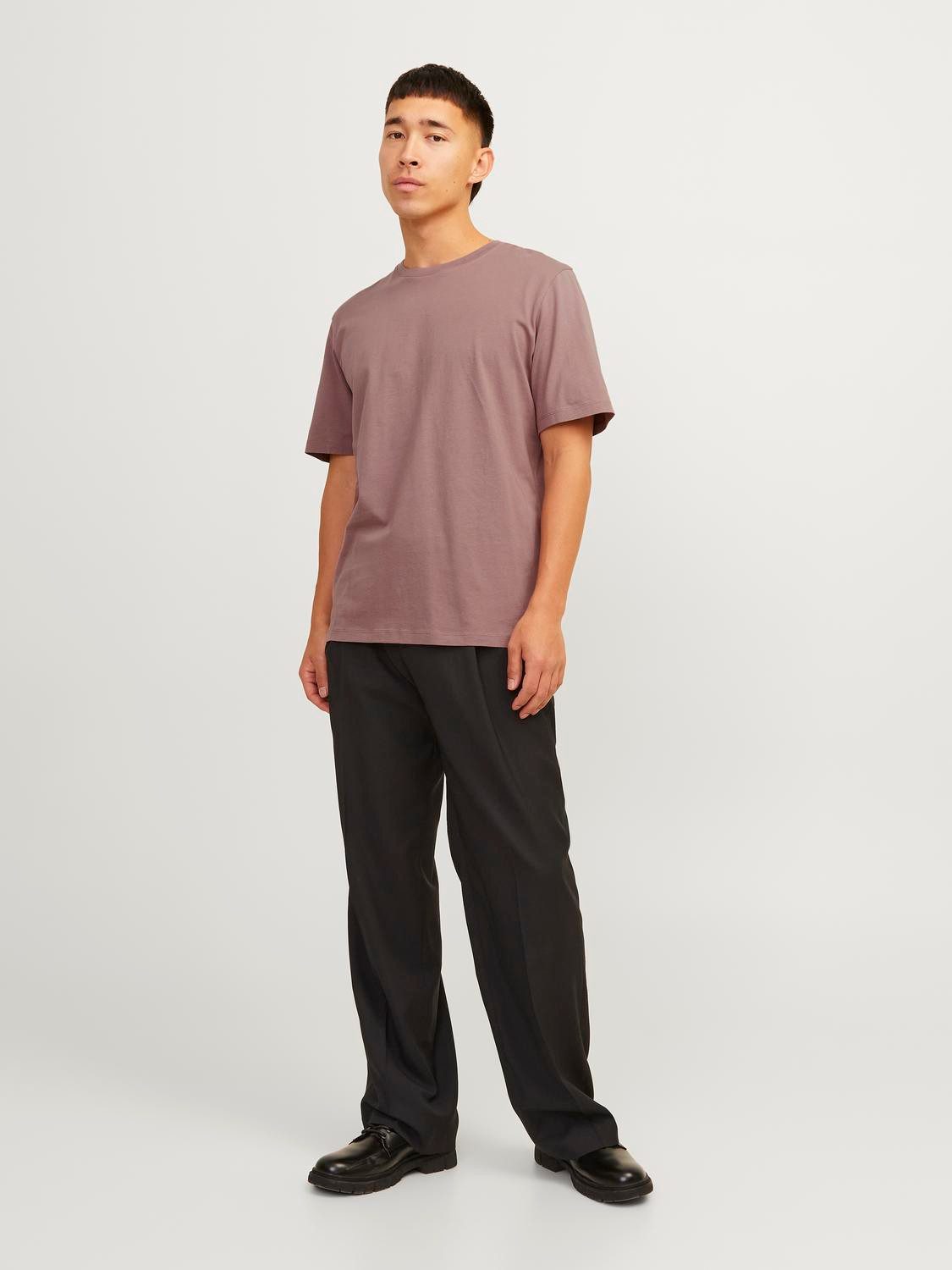 Jack & Jones Shirt met ronde hals JJEORGANIC BASIC TEE SS O-NECK NOOS