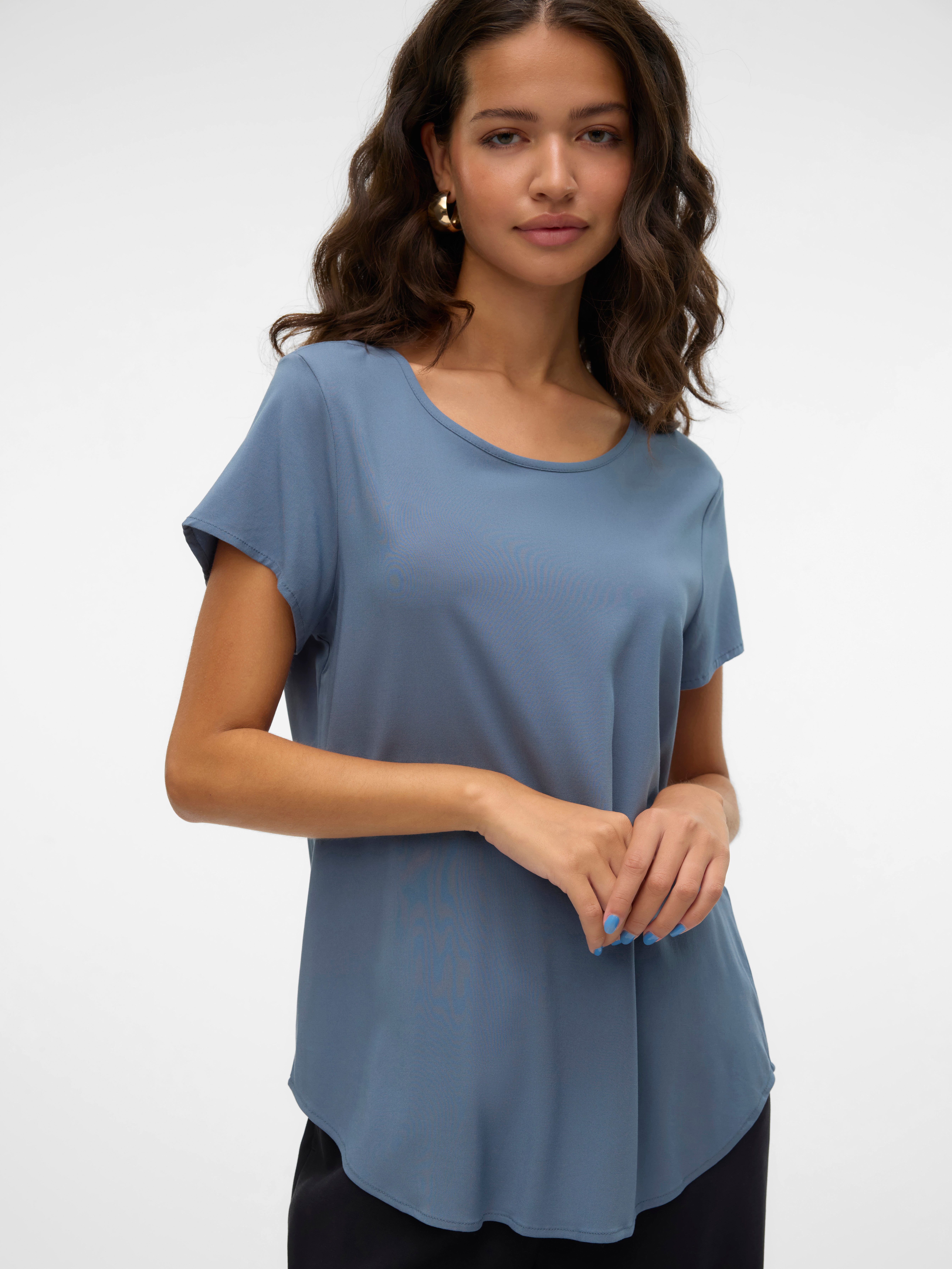 Vero Moda Shirt VMBELLA SS TOP WVN GA NOOS
