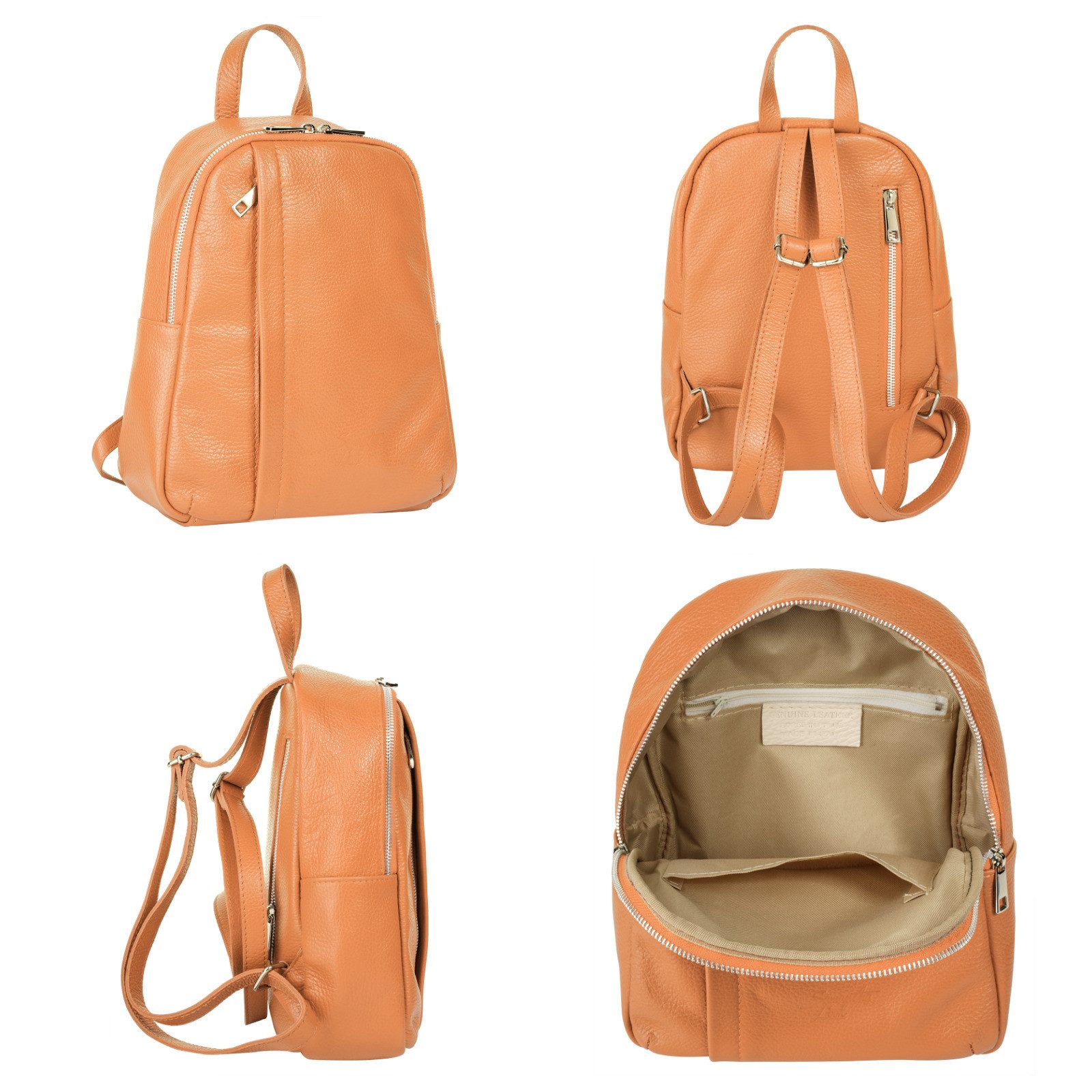 Samantha Look Rugzak echt leer, made in italy