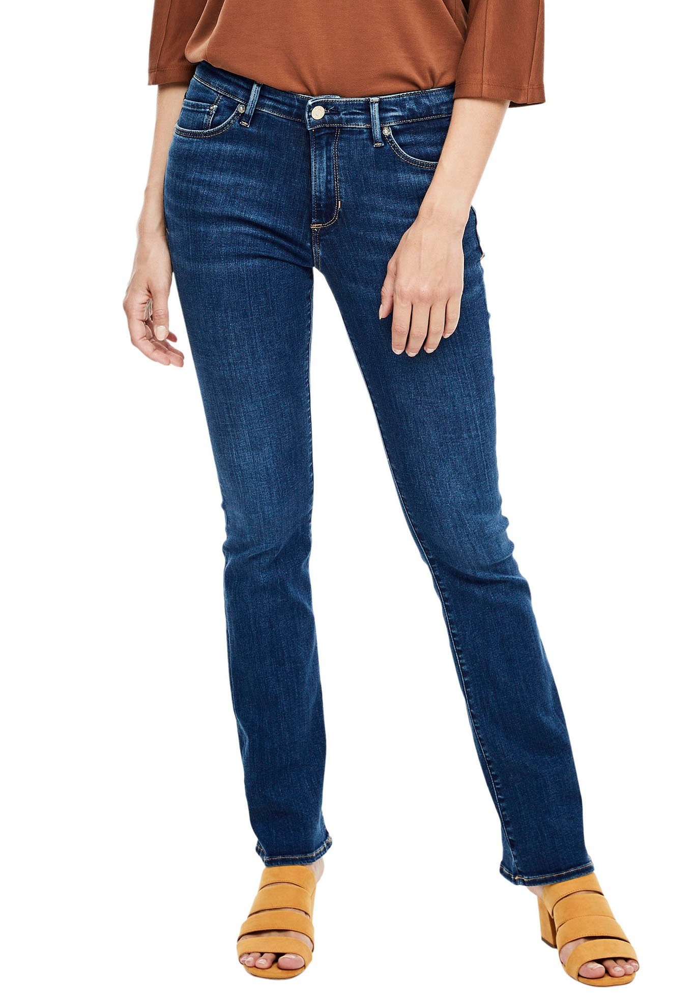 s.Oliver Bootcut jeans BETSY in coole, authentieke wassing in de online winkel OTTO