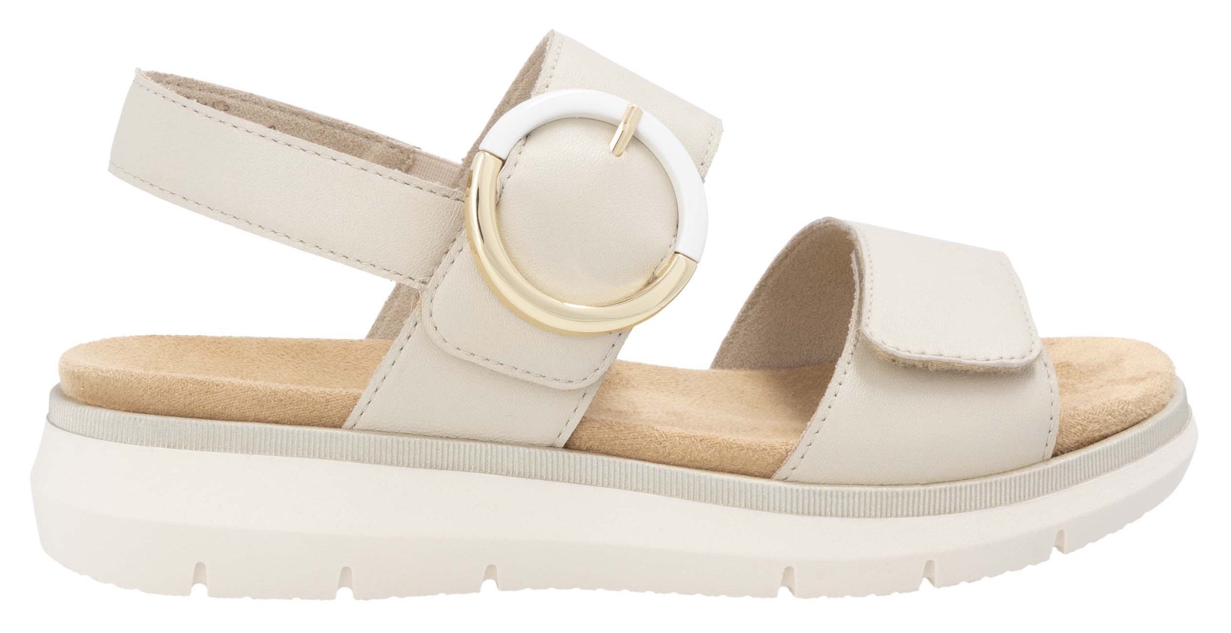 Remonte Sandalen , sandaal, comfort schoen, zomerschoen met praktische klittenbanden