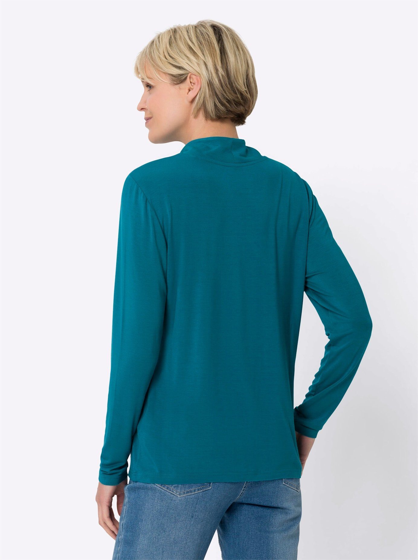 Classic Basics Shirt met staande kraag Shirt met opstaand kraagje (1-delig)