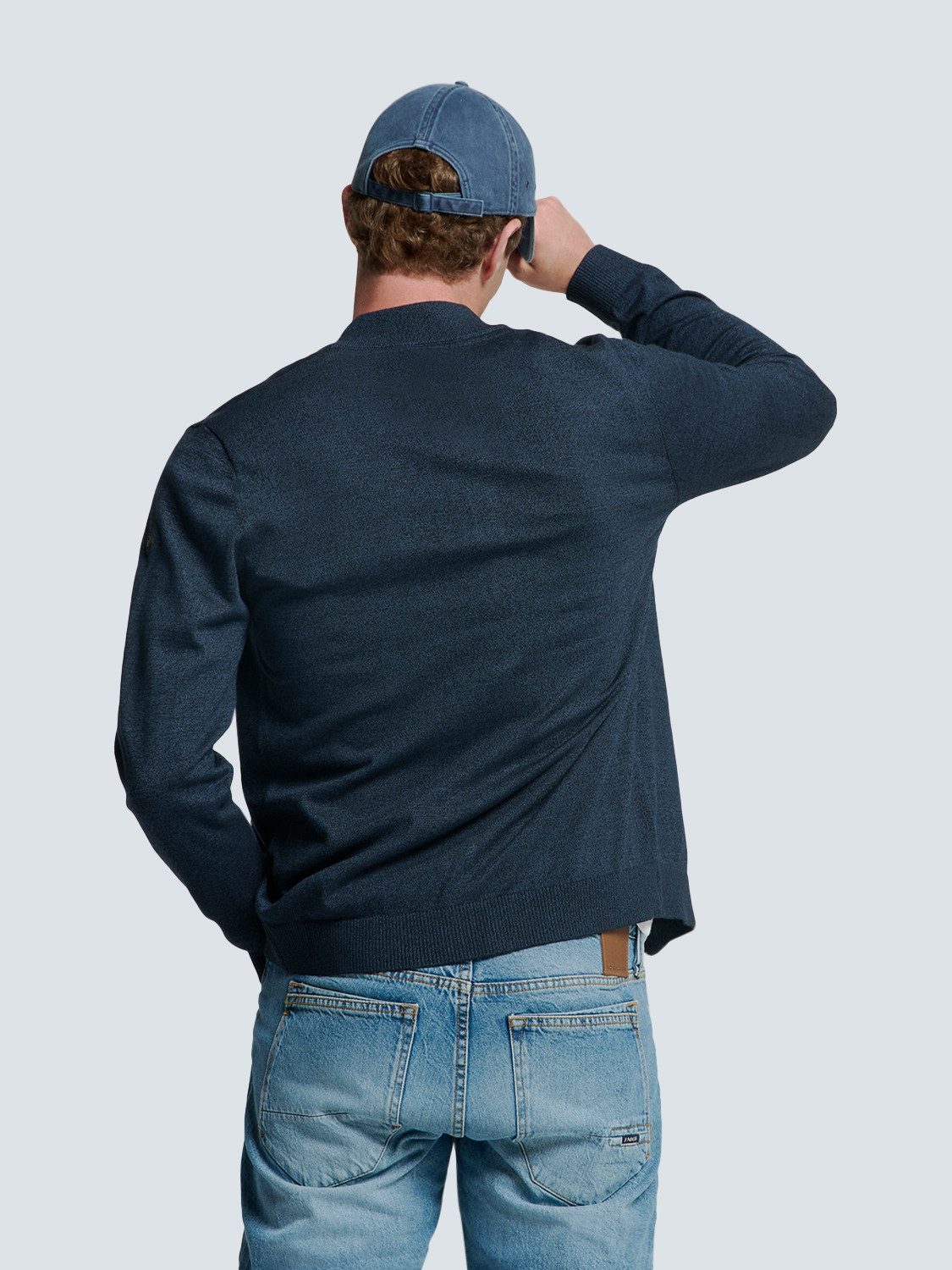 NO EXCESS Cardigan in unikleur