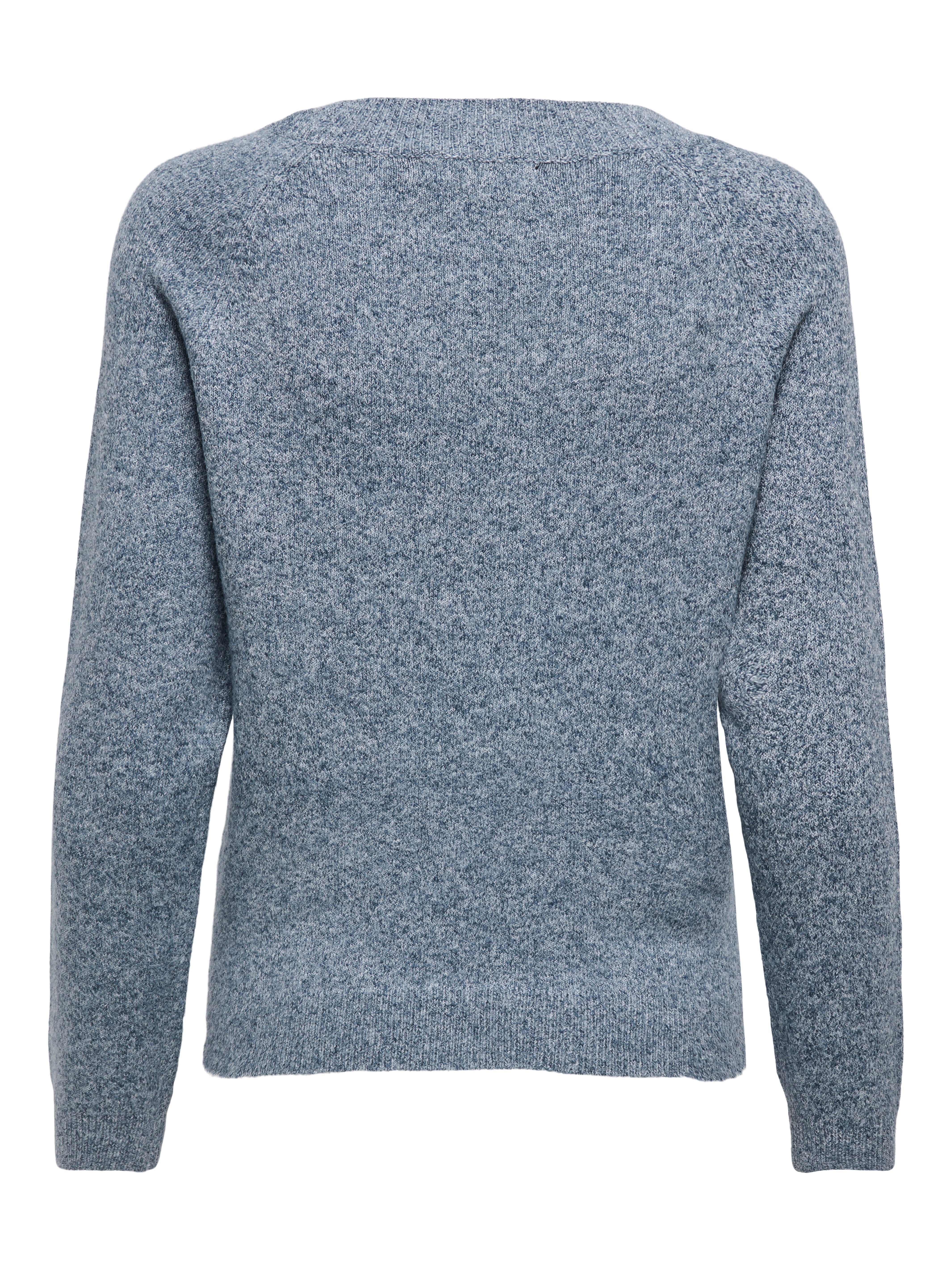 Only Trui met ronde hals ONLRICA LIFE L/S PULLOVER KNT NOOS