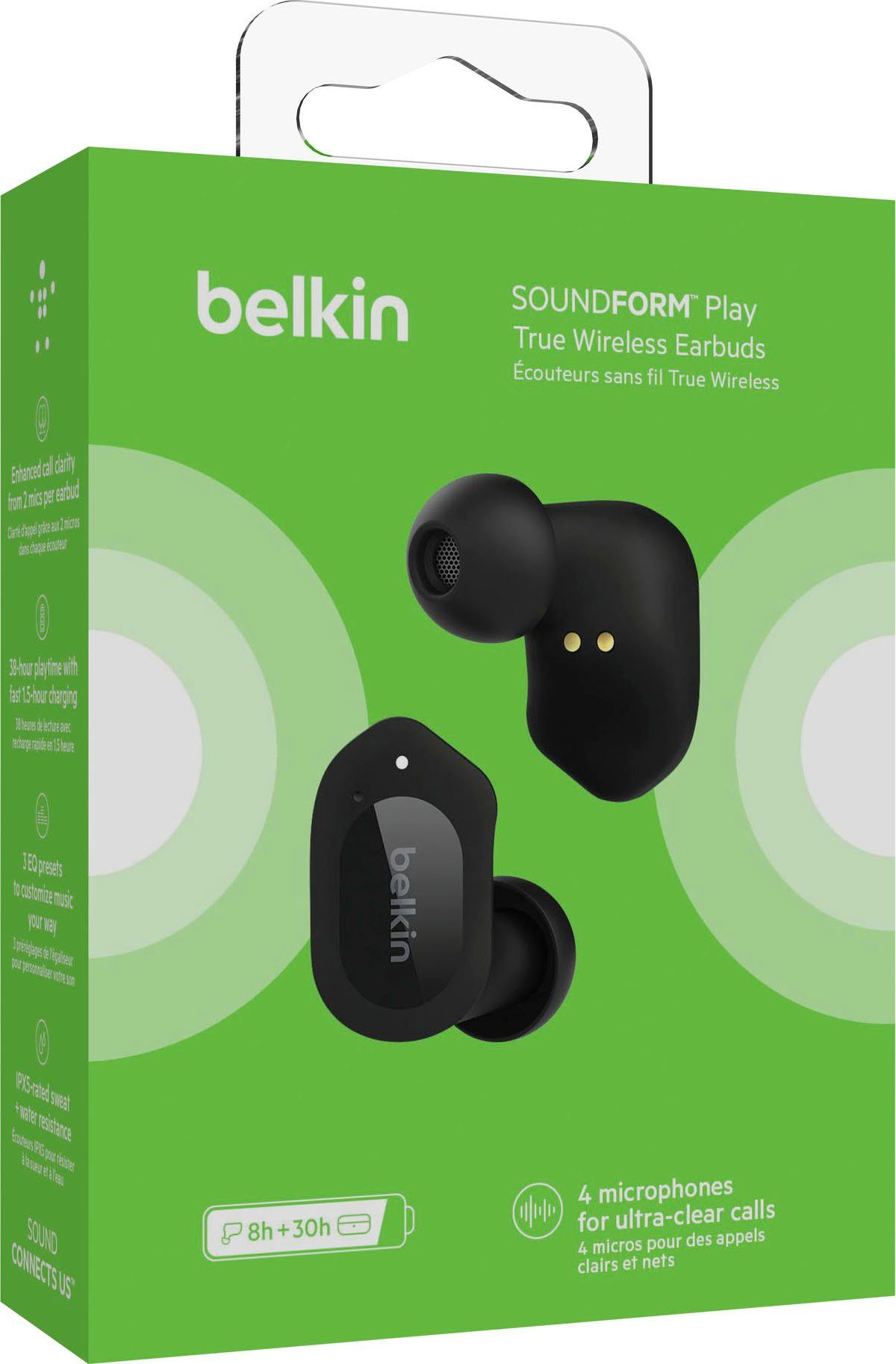 Belkin Draadloze hoofdtelefoon SOUNDFORM Play - True Wireless In-Ear koptelefoon