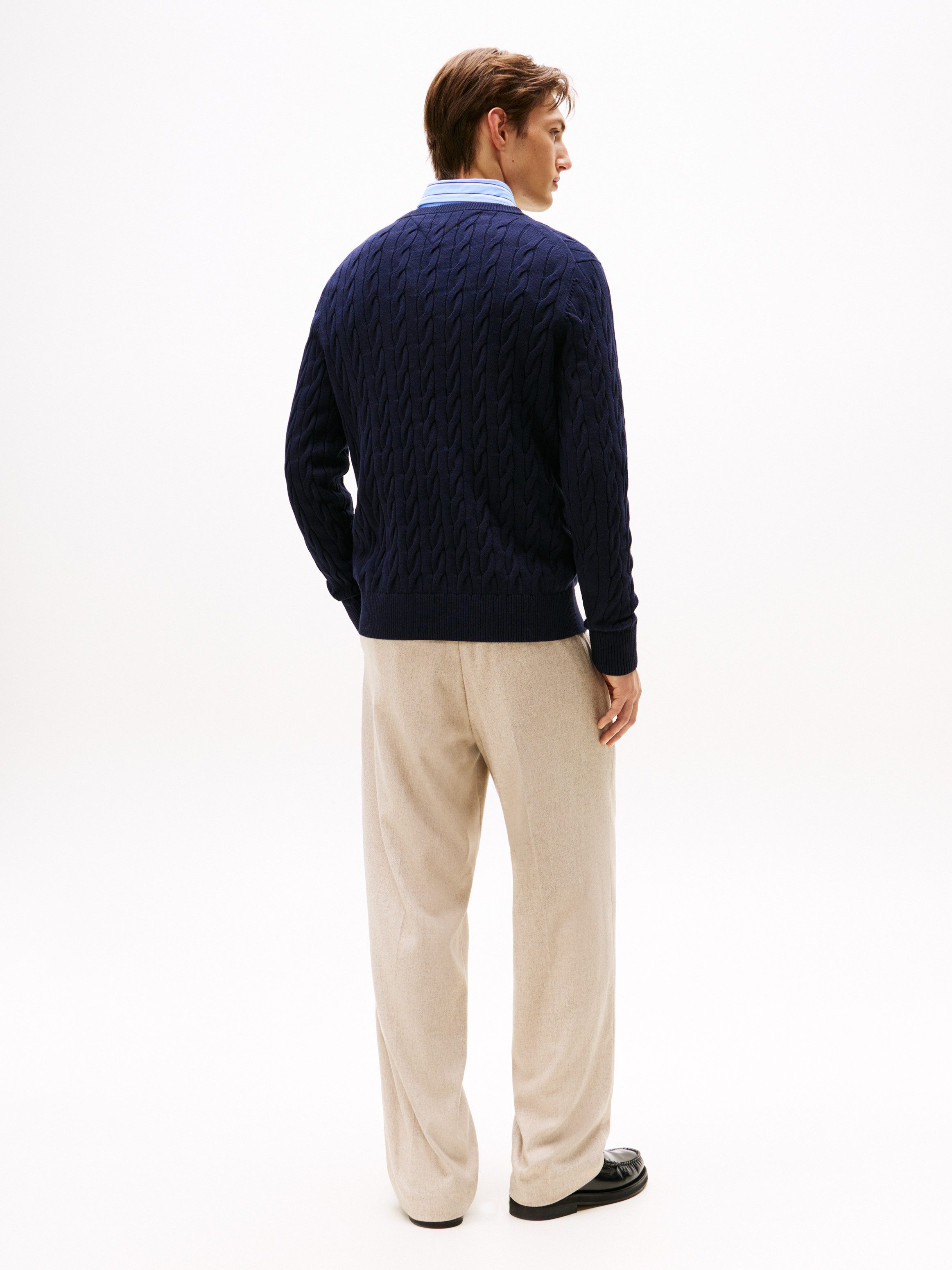 Tommy Hilfiger Gebreide trui CLASSIC CABLE CREW NECK
