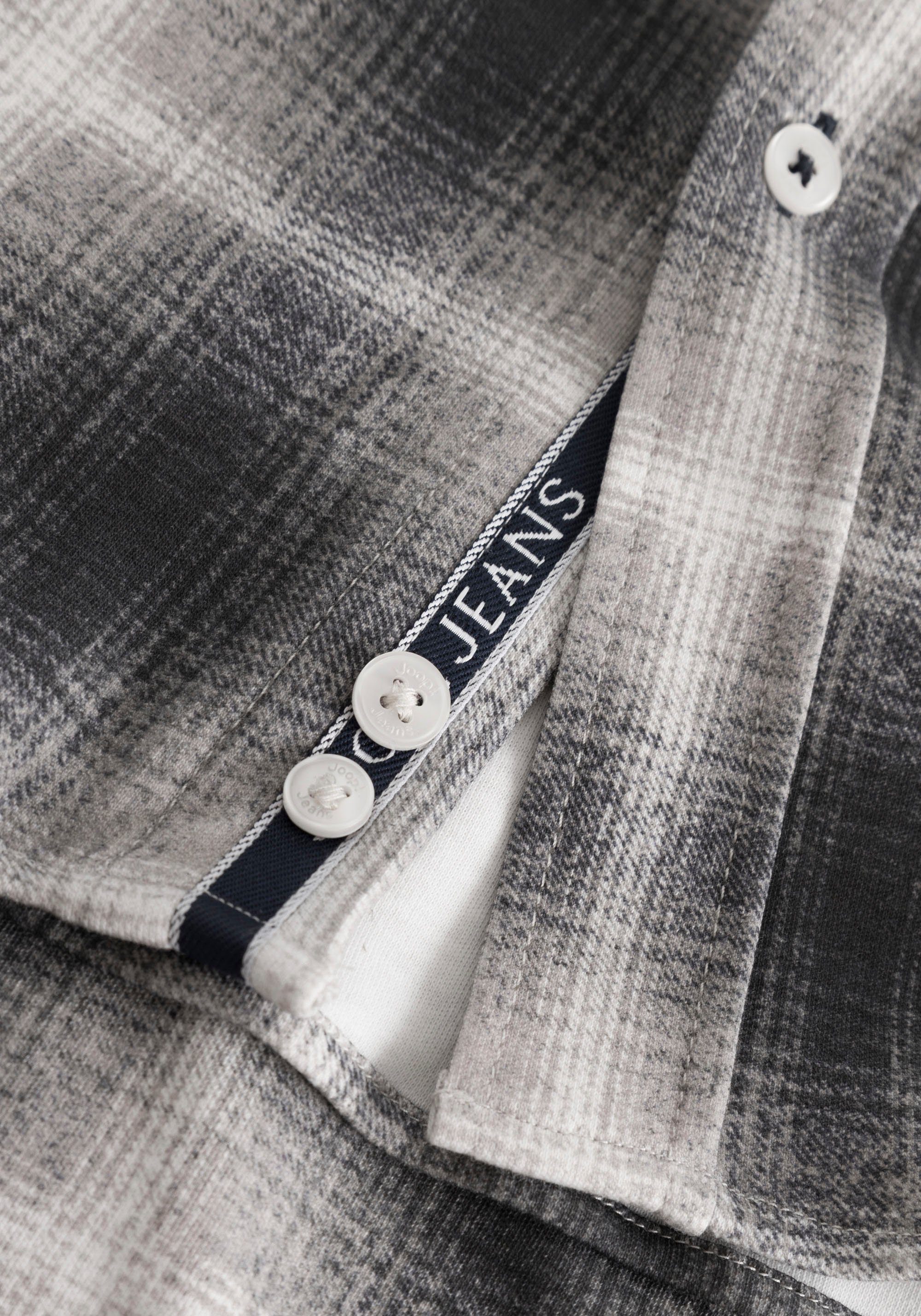 Joop Jeans Geruit overhemd JJSH-89Hanson2-J met knoopsluiting