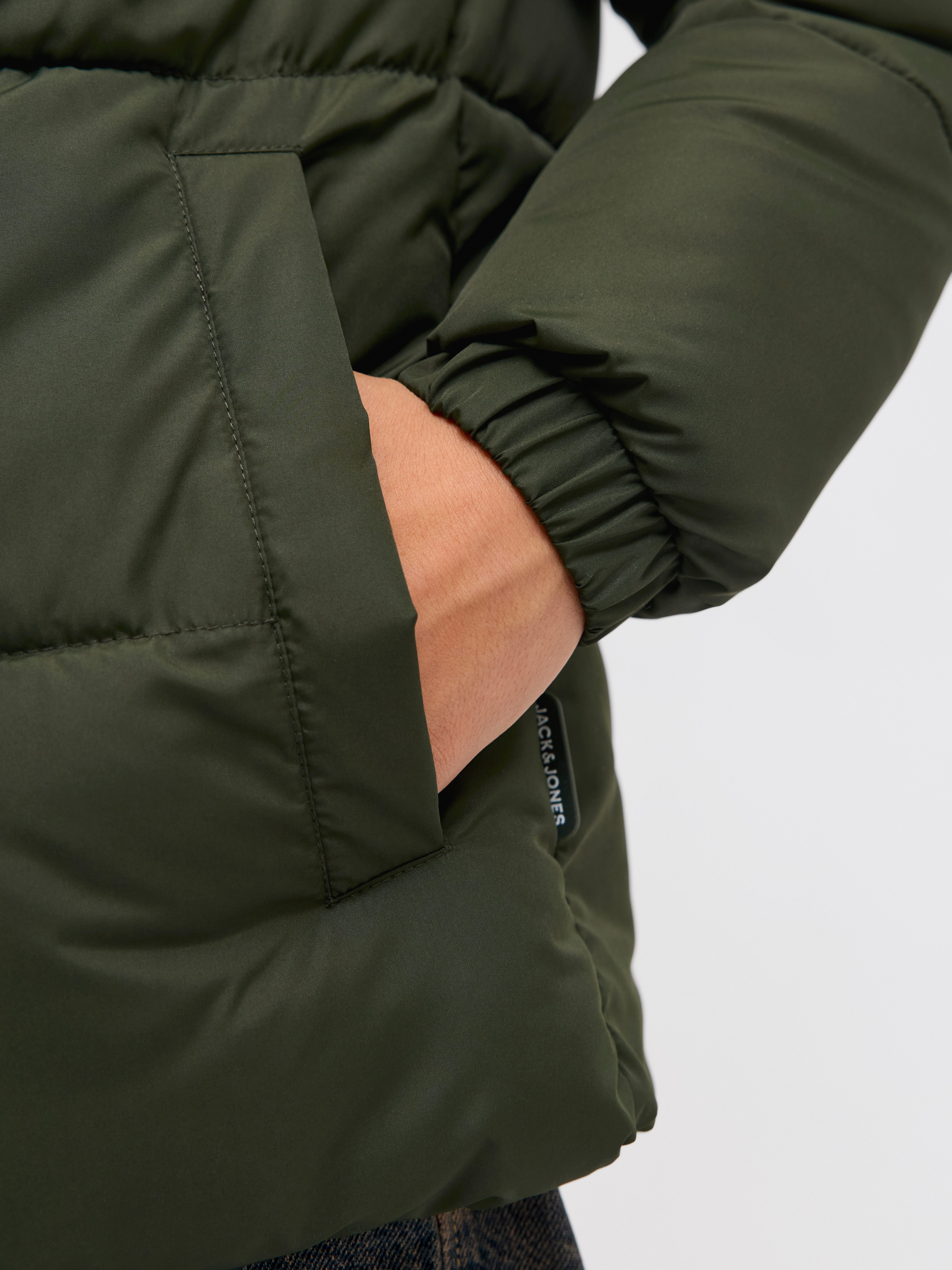 Jack & Jones Junior Gewatteerde jas JJMAZE PUFFER COLLAR JNR