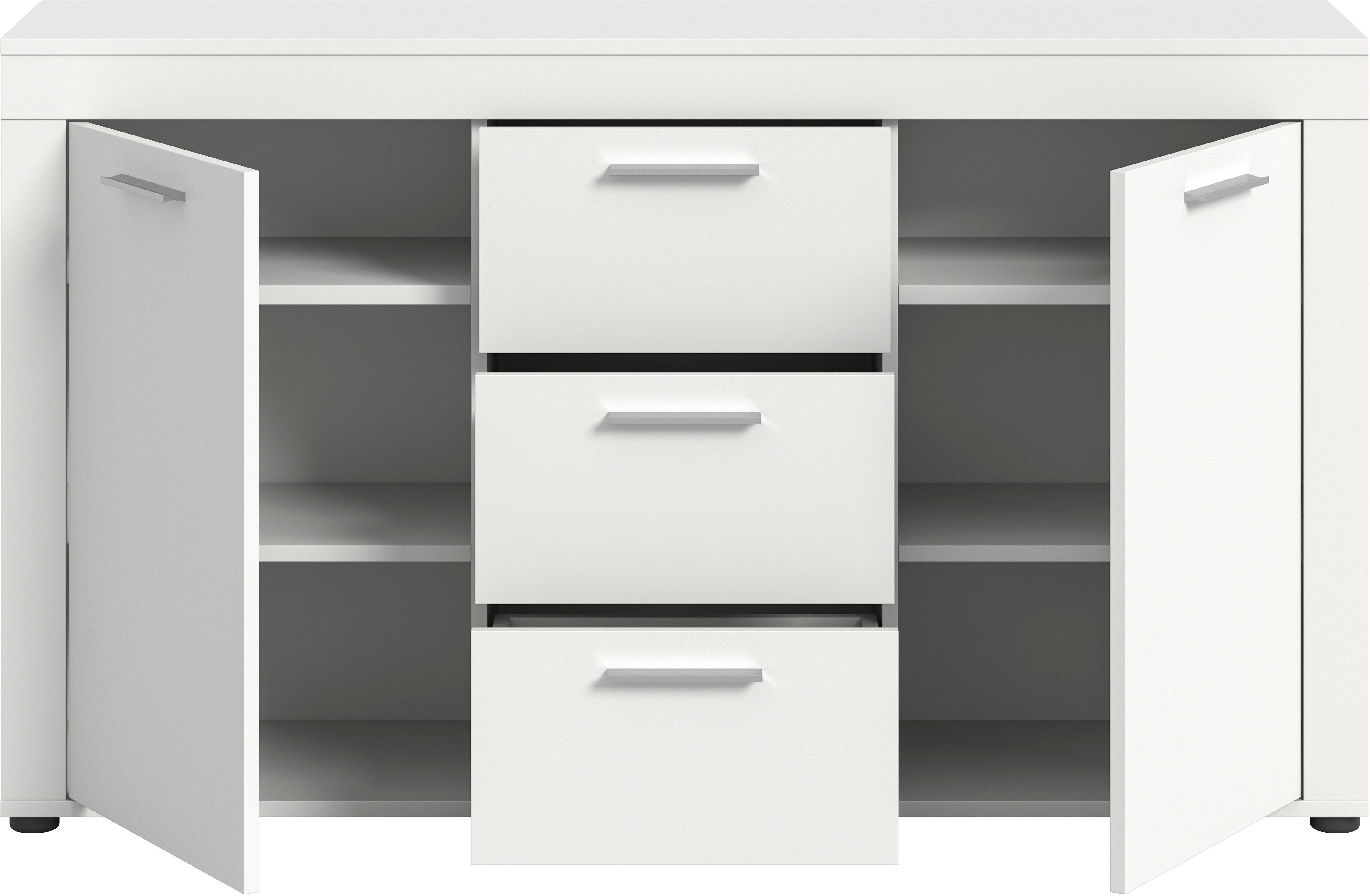 INOSIGN Dressoir Aosta, breedte 125 cm, in verschillende kleuruitvoeringen
