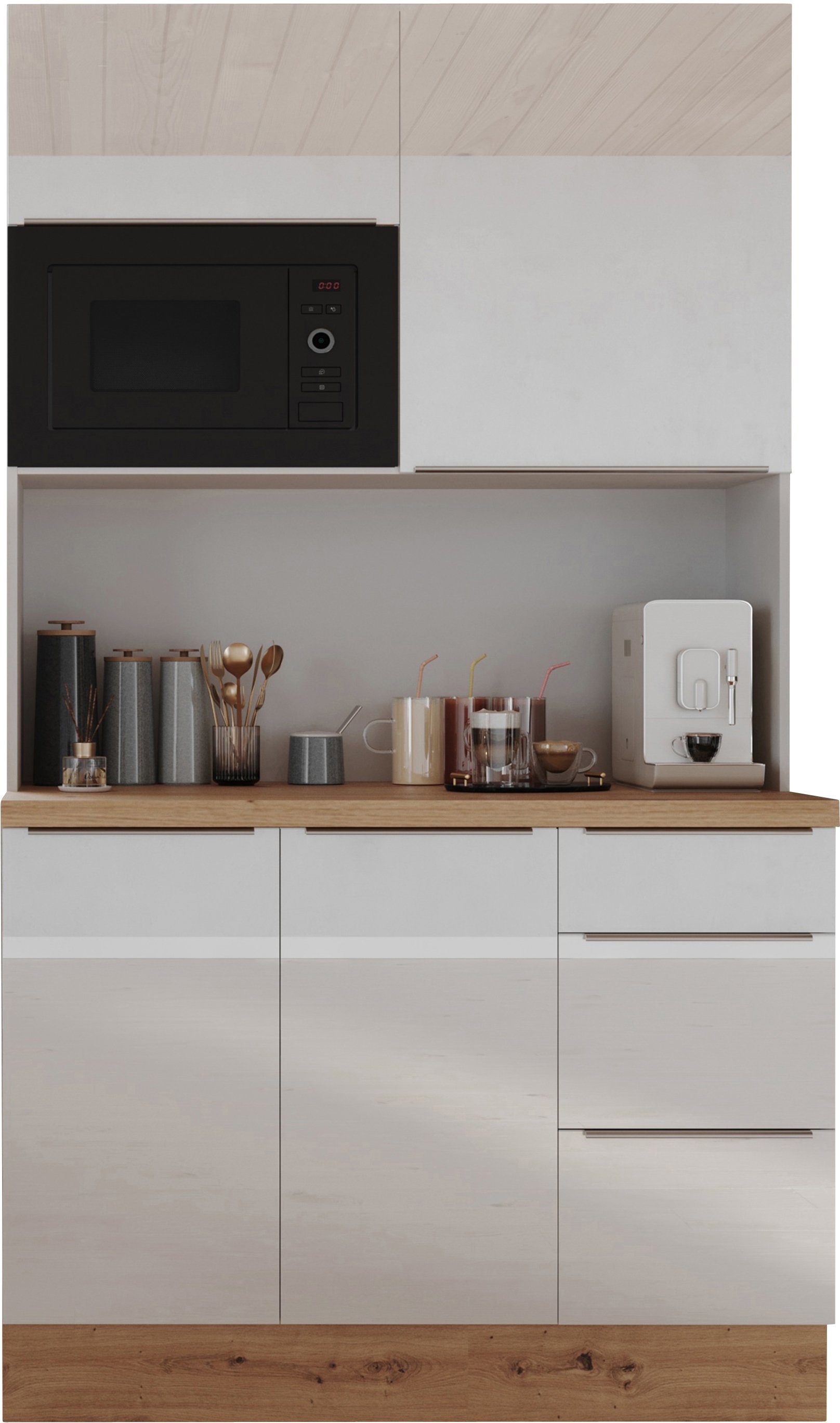 RESPEKTA Buffetkast Safado uit de Marleen serie Breedte 120 cm, met soft-close, in exclusieve configuratie voor OTTO buffetkasten wit