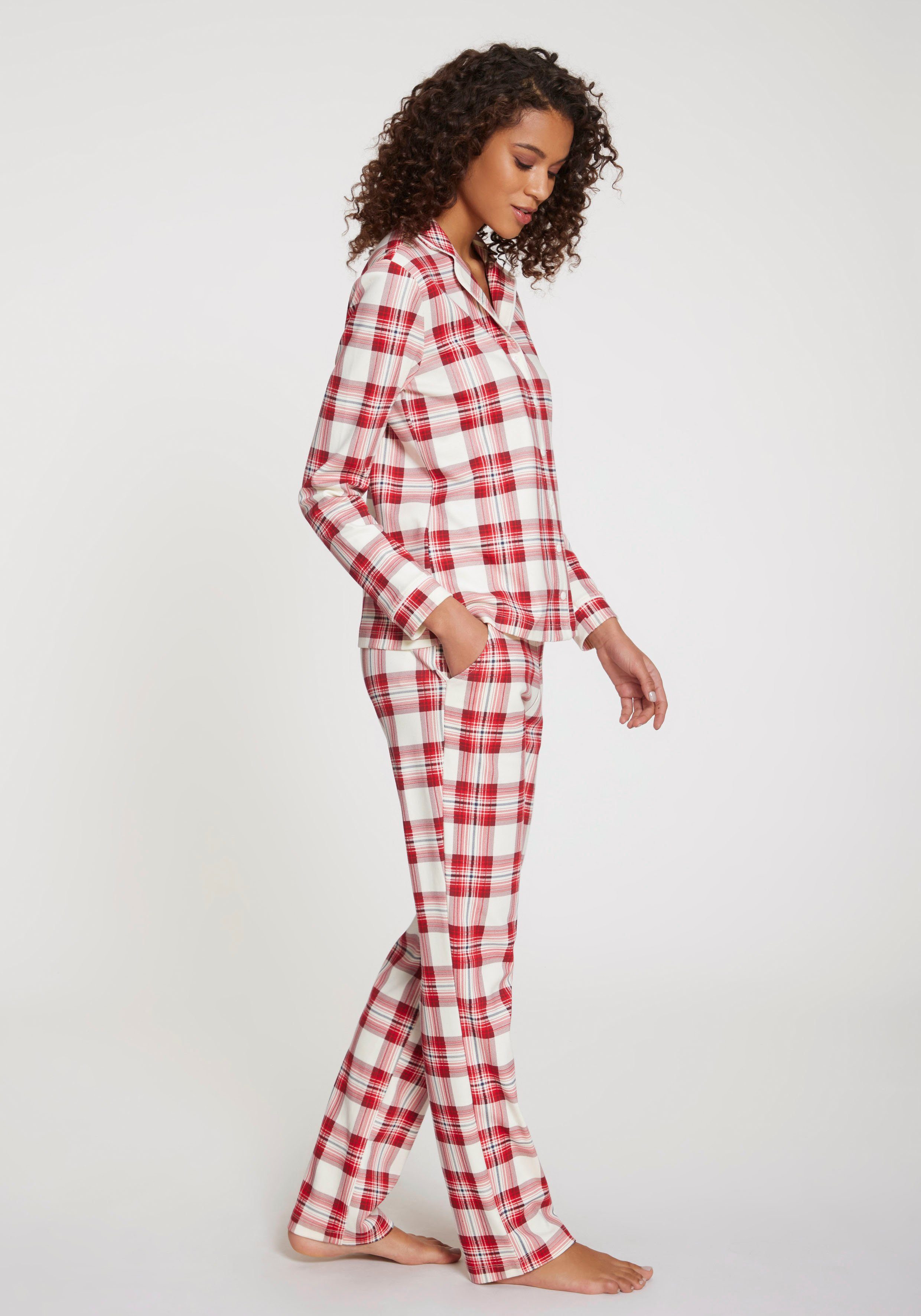 Lascana Pyjama incl. slaapmasker (set, 3-delig)