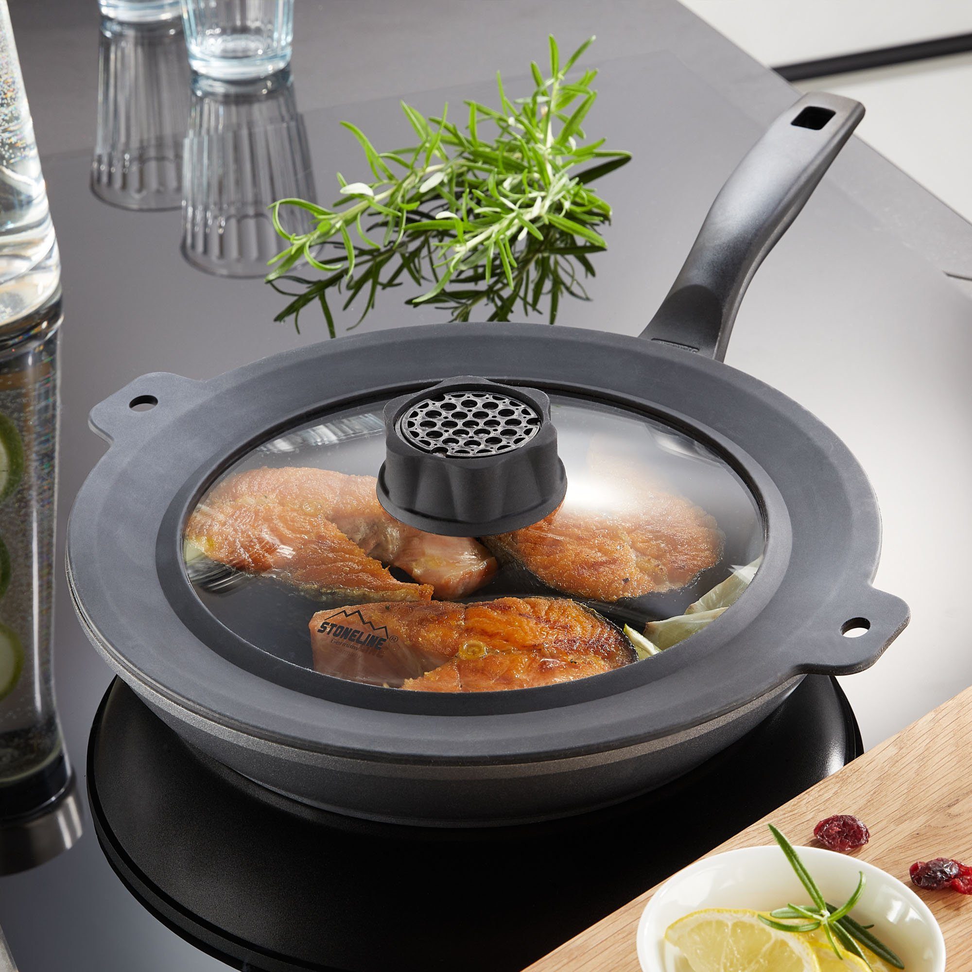 STONELINE Universele deksel Smell Well voor ø 22/24/26/28 cm, inclusief smell well navulset