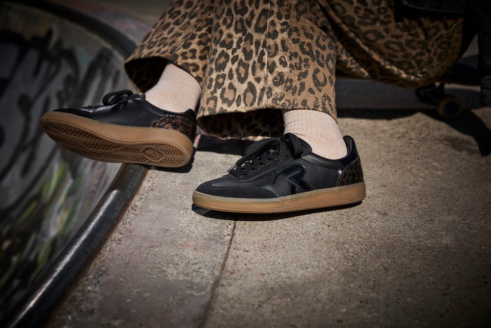 RIEKER Sport Sneakers San Diego Swing2GO , retro-sneaker, vrijetijdsschoen, lage schoen met uitneembaar voetbed