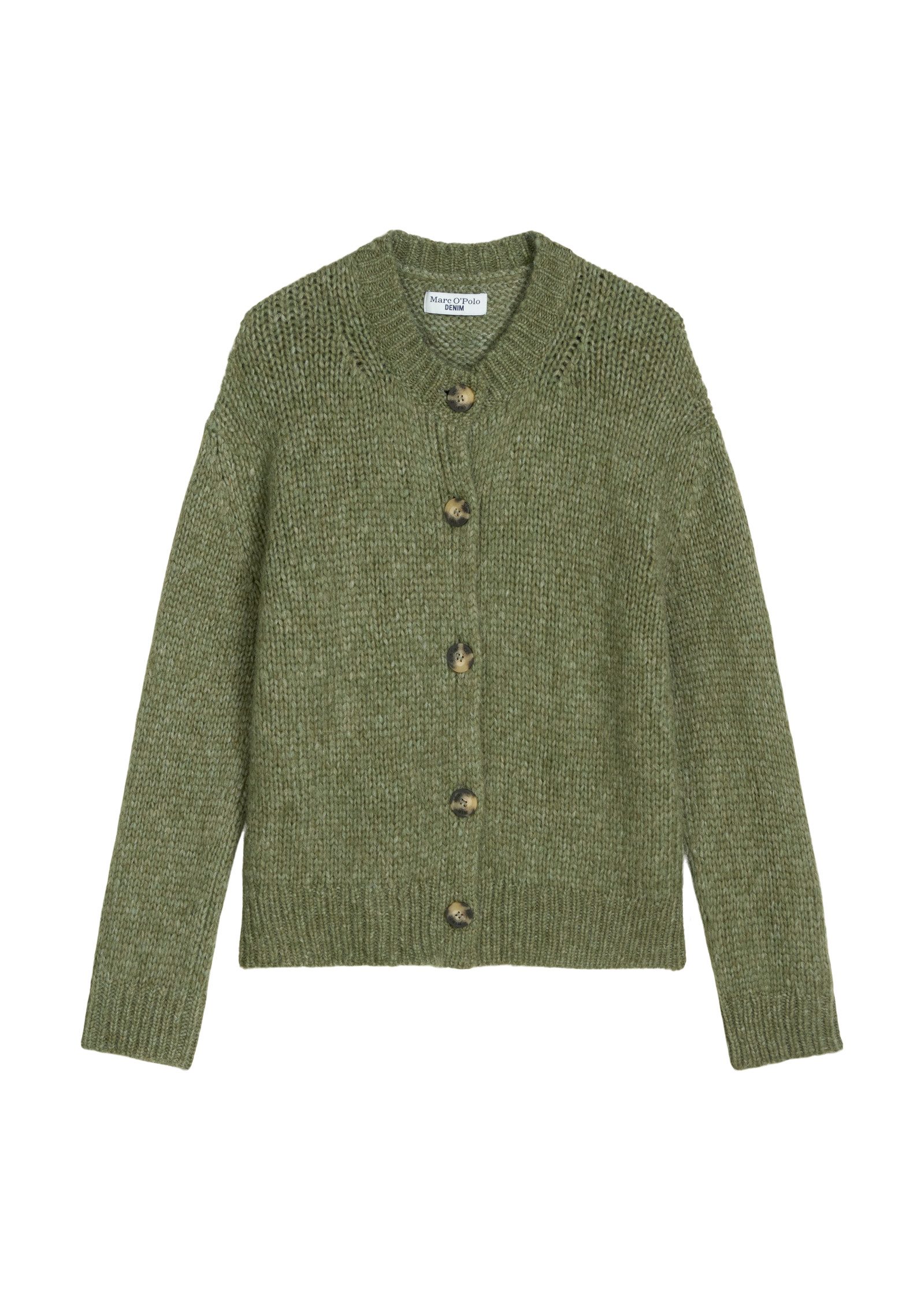 Marc O'Polo DENIM Cardigan RELAXED van knuffelige scheerwol-alpacawolmix