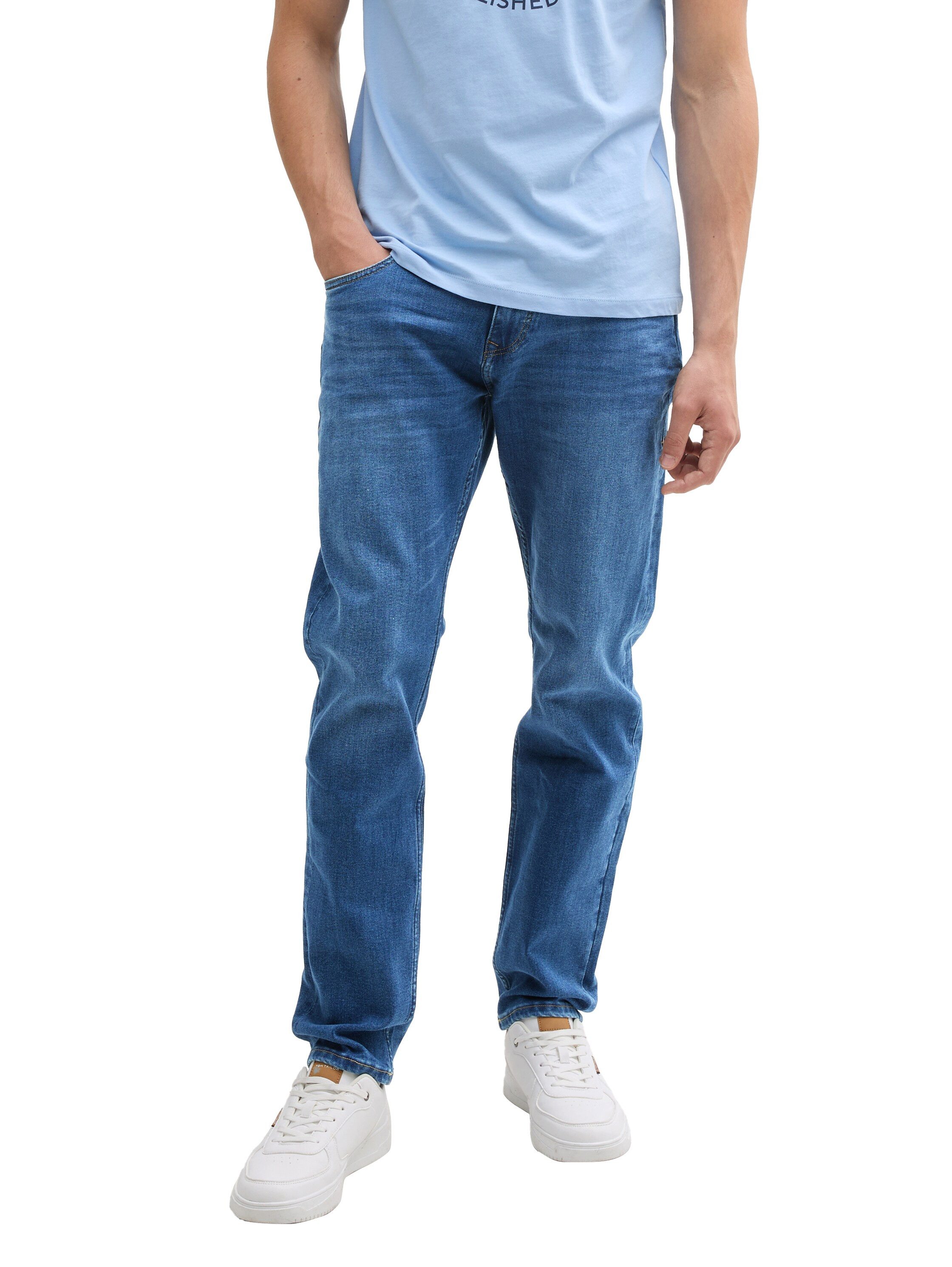 Tom Tailor Denim 5-pocket jeans met stretch heren heren spijkerbroek maat 32 blauw