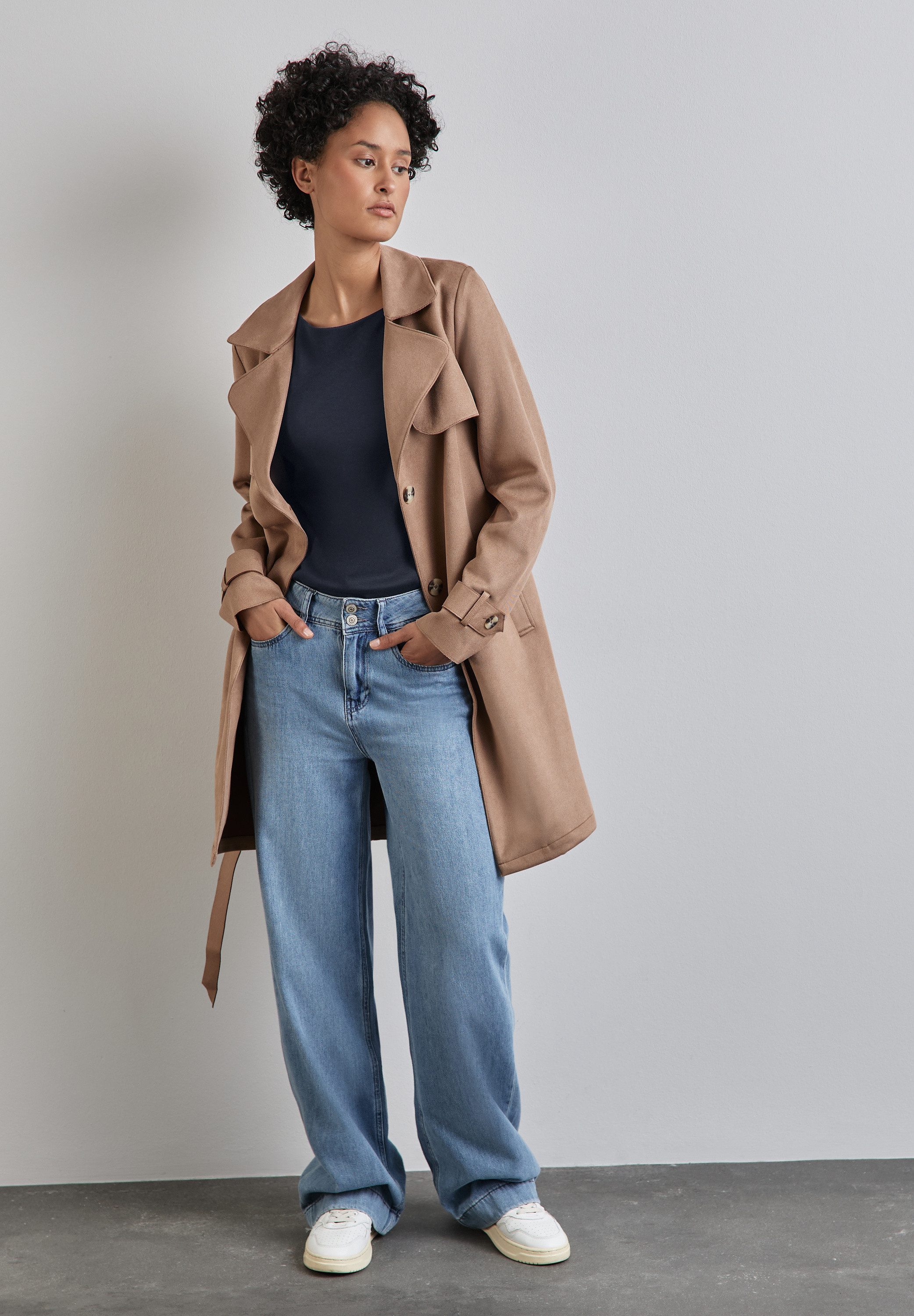 STREET ONE Shirt met lange mouwen Style Lanea met boothals