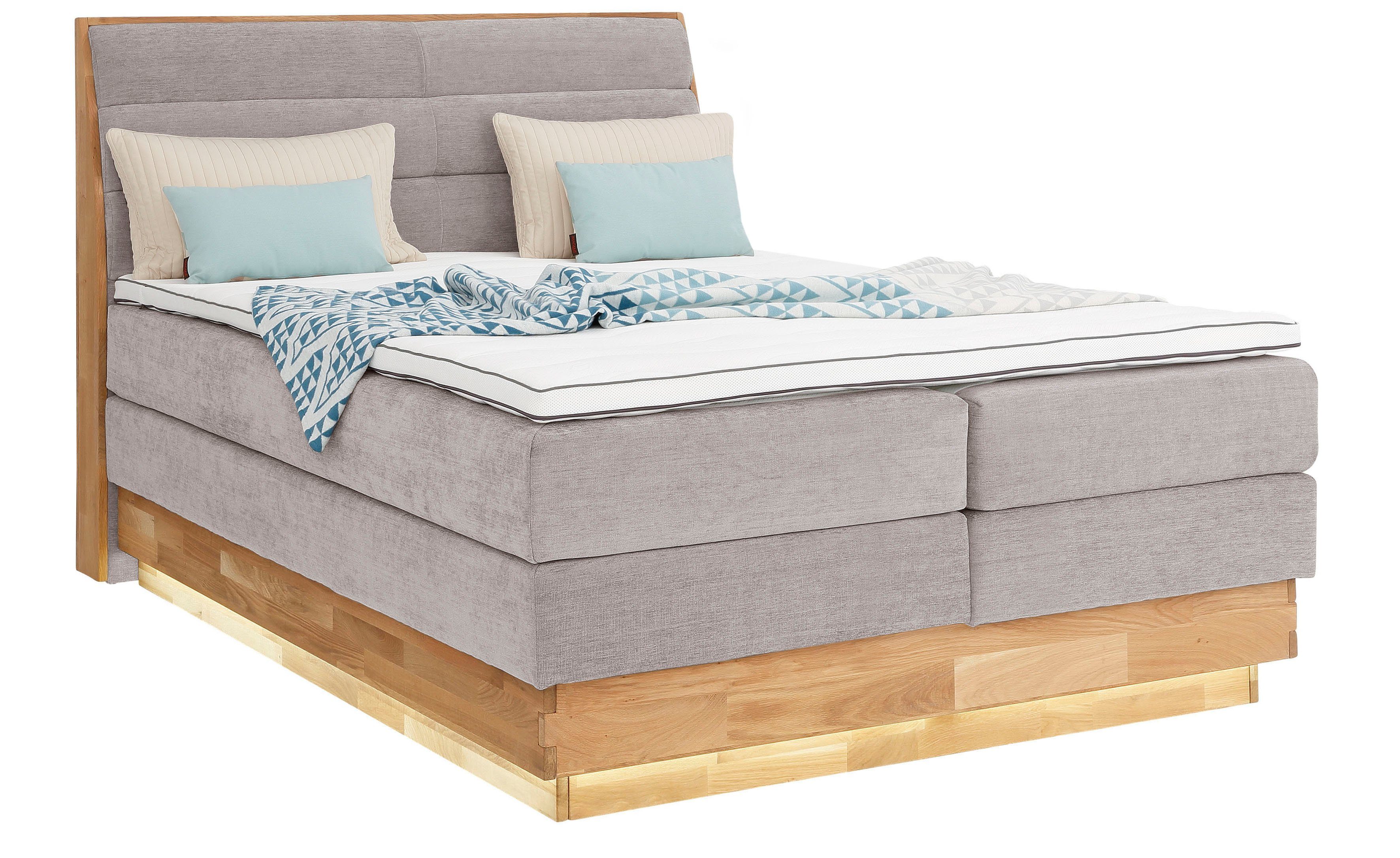 OTTO products Boxspring Ledverlichting, met gecertificeerde, gerecyclede overtrekstoffen