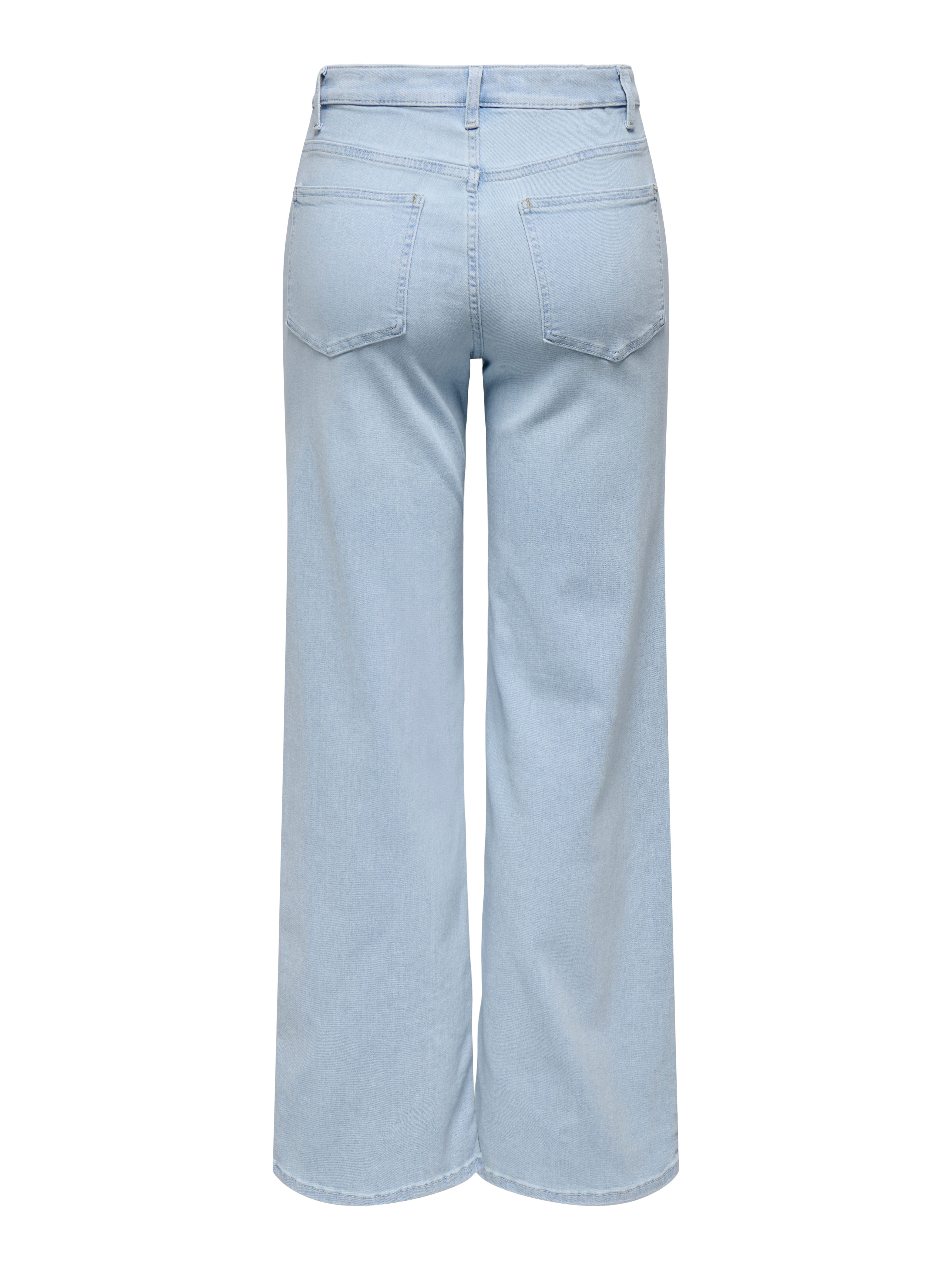 Only High-waist jeans ONLMADISON BLUSH HW WIDE DNM CRO495 NOOS