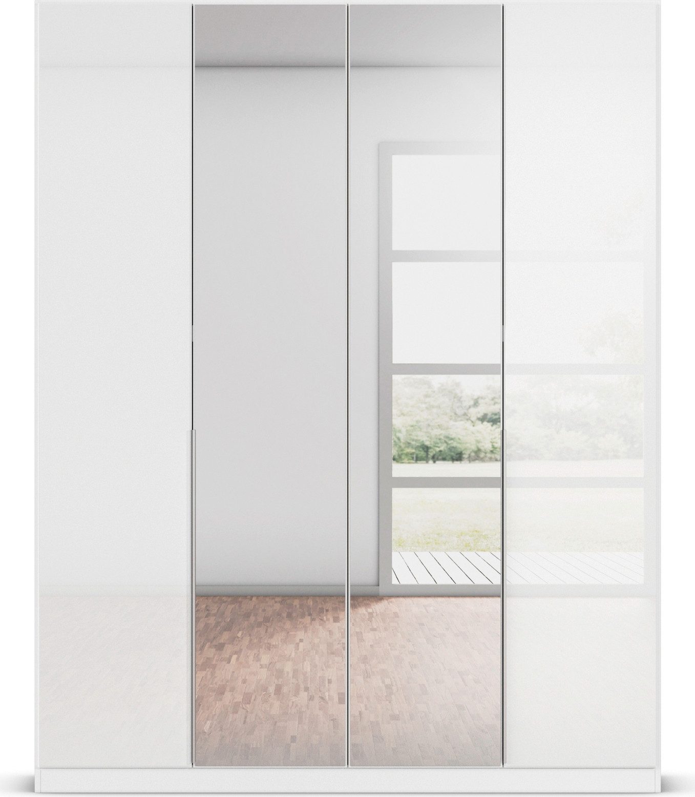 rauch Draaideurkast Kledingkasten kast garderobe AGORDO met glazen front