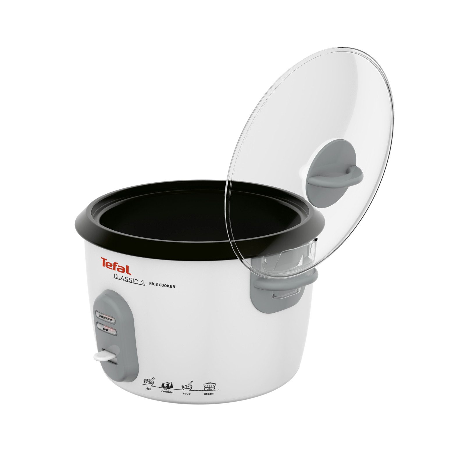 Tefal Rijstkoker RK1011 max. 10 kopjes (5 l), automatische warmhoudfunctie, stoommand