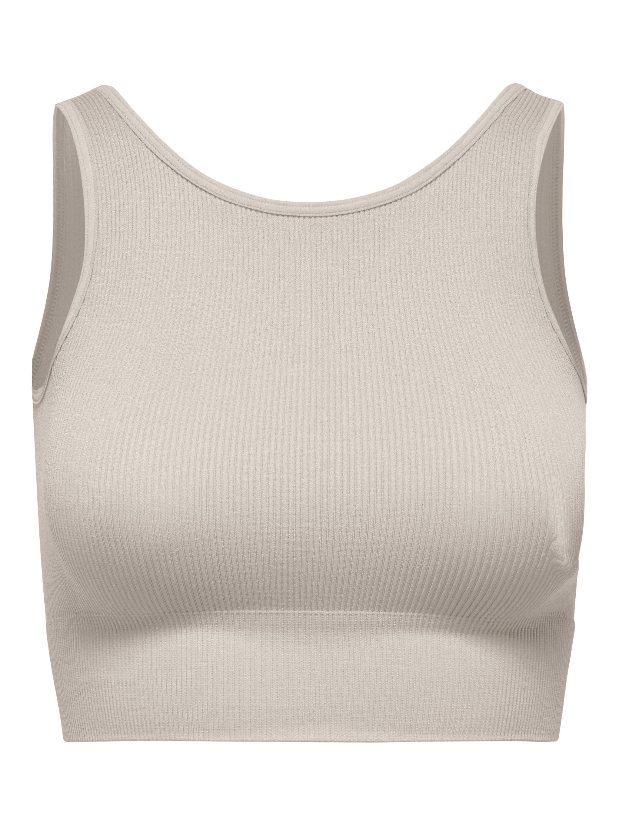 Only Play Trainingstop ONPJAIA LIFE Cropped fit, in fijne ribstructuur